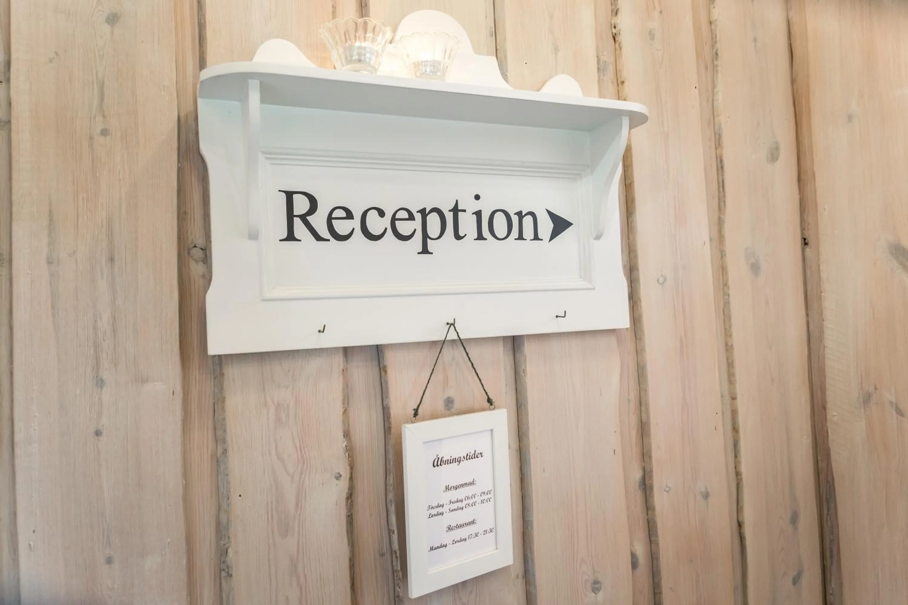 Decorative detail in Dalby Hotel