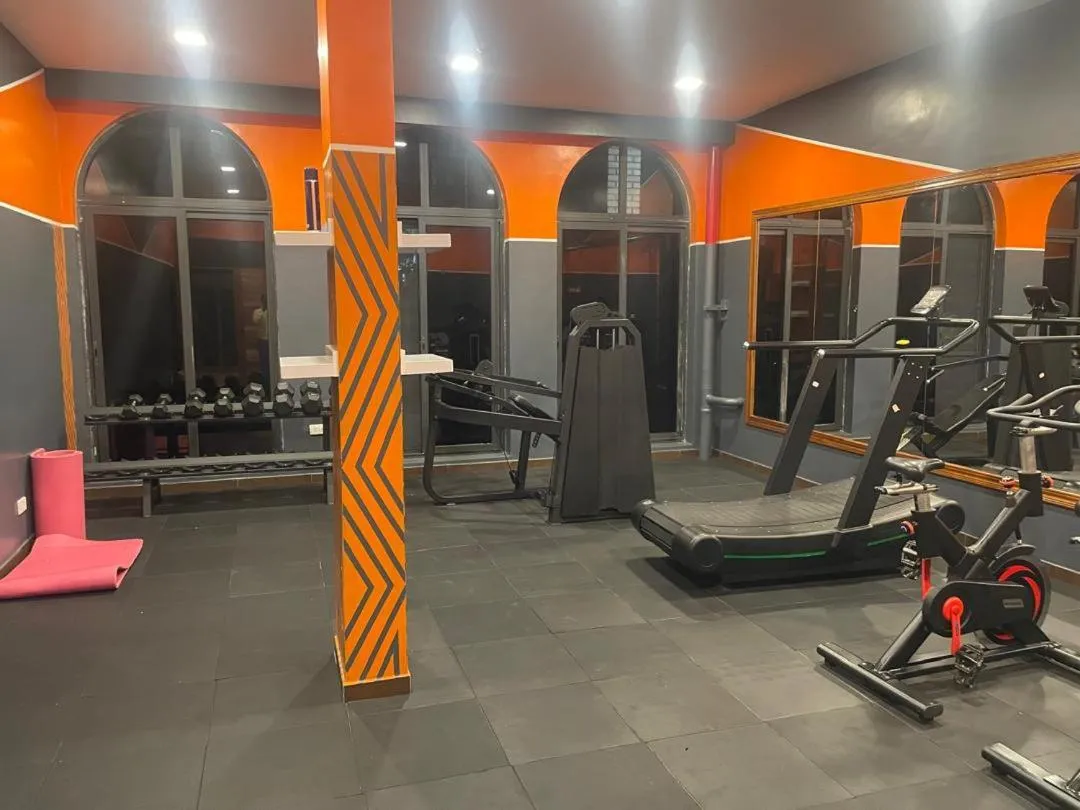 Fitness centre/facilities in Hotel Chez Lando