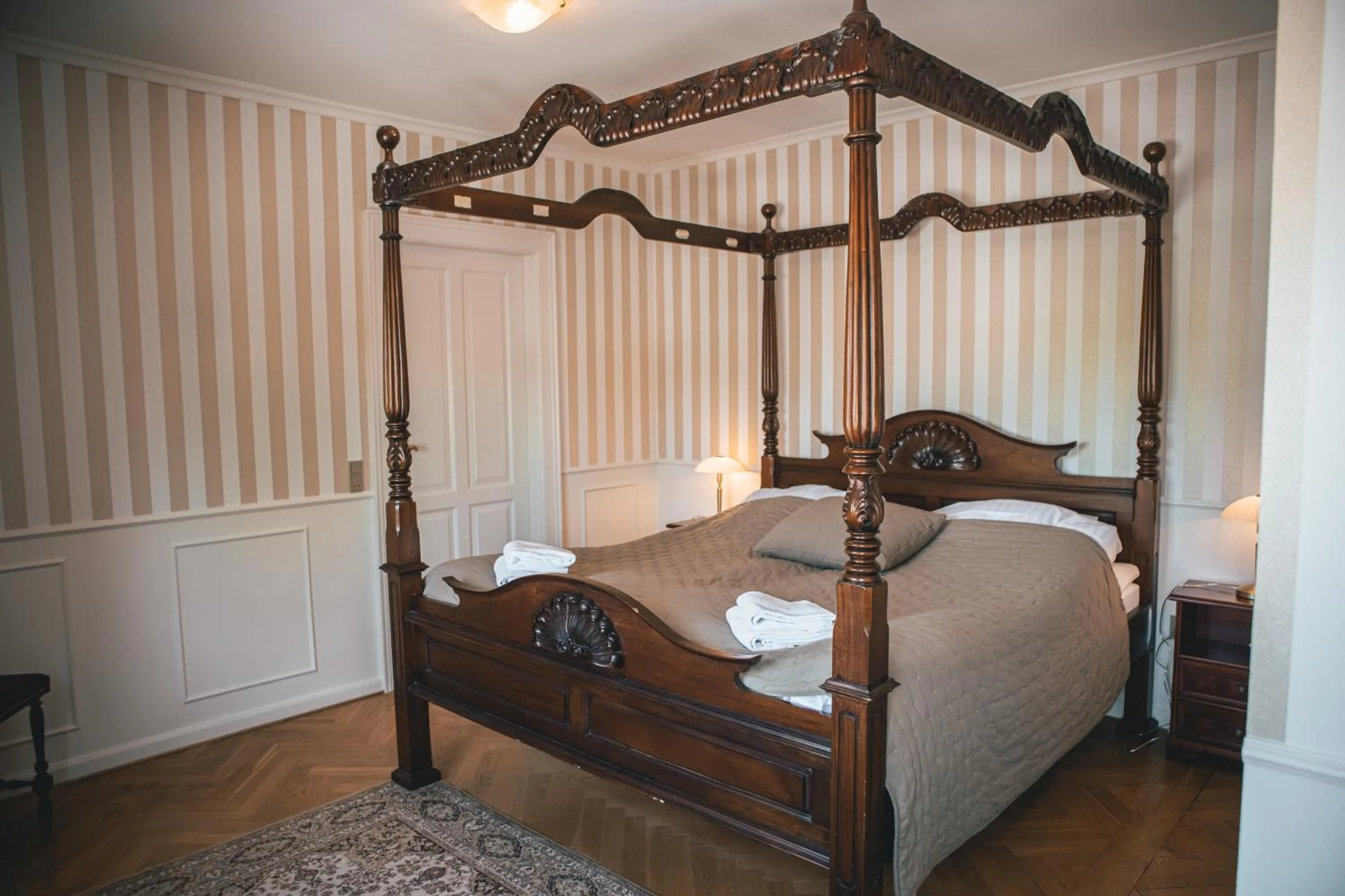 Bed in Sonnerupgaard Hotel & Konference