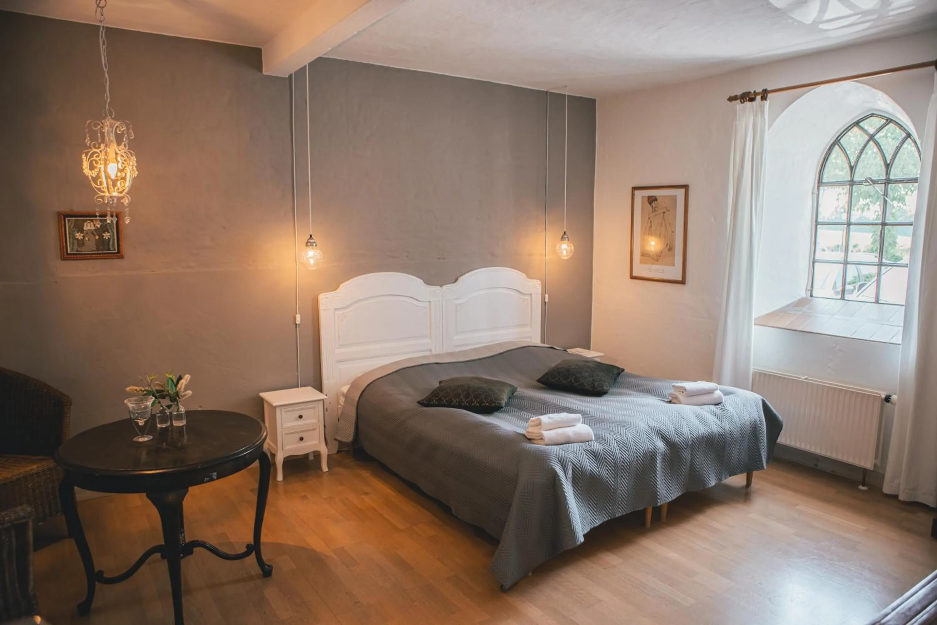 Bed in Sonnerupgaard Hotel & Konference