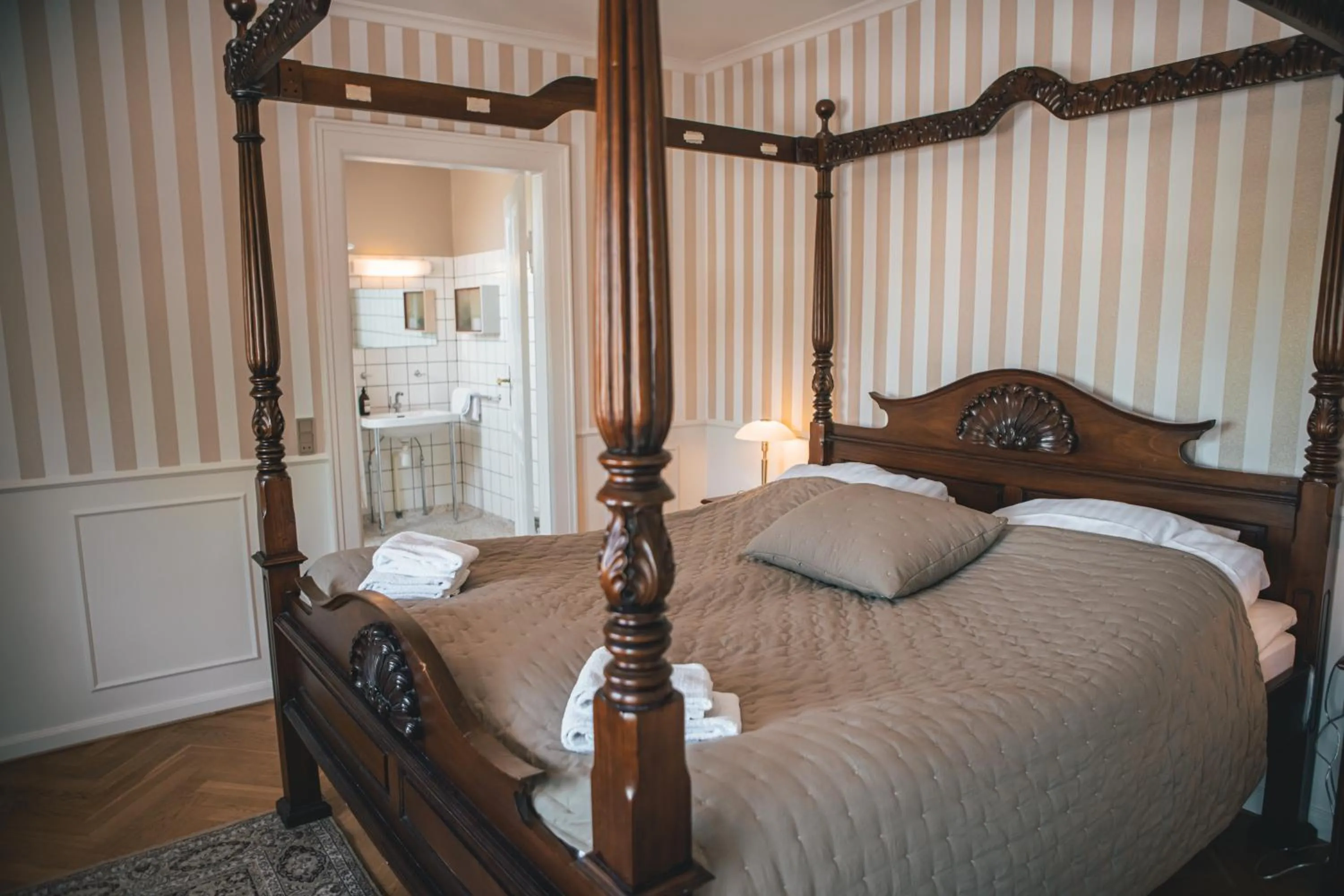 Bed in Sonnerupgaard Hotel & Konference