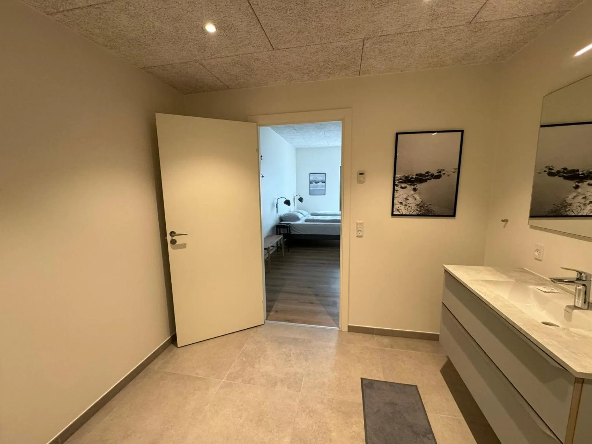 Bed in Hvide Sande Hotel