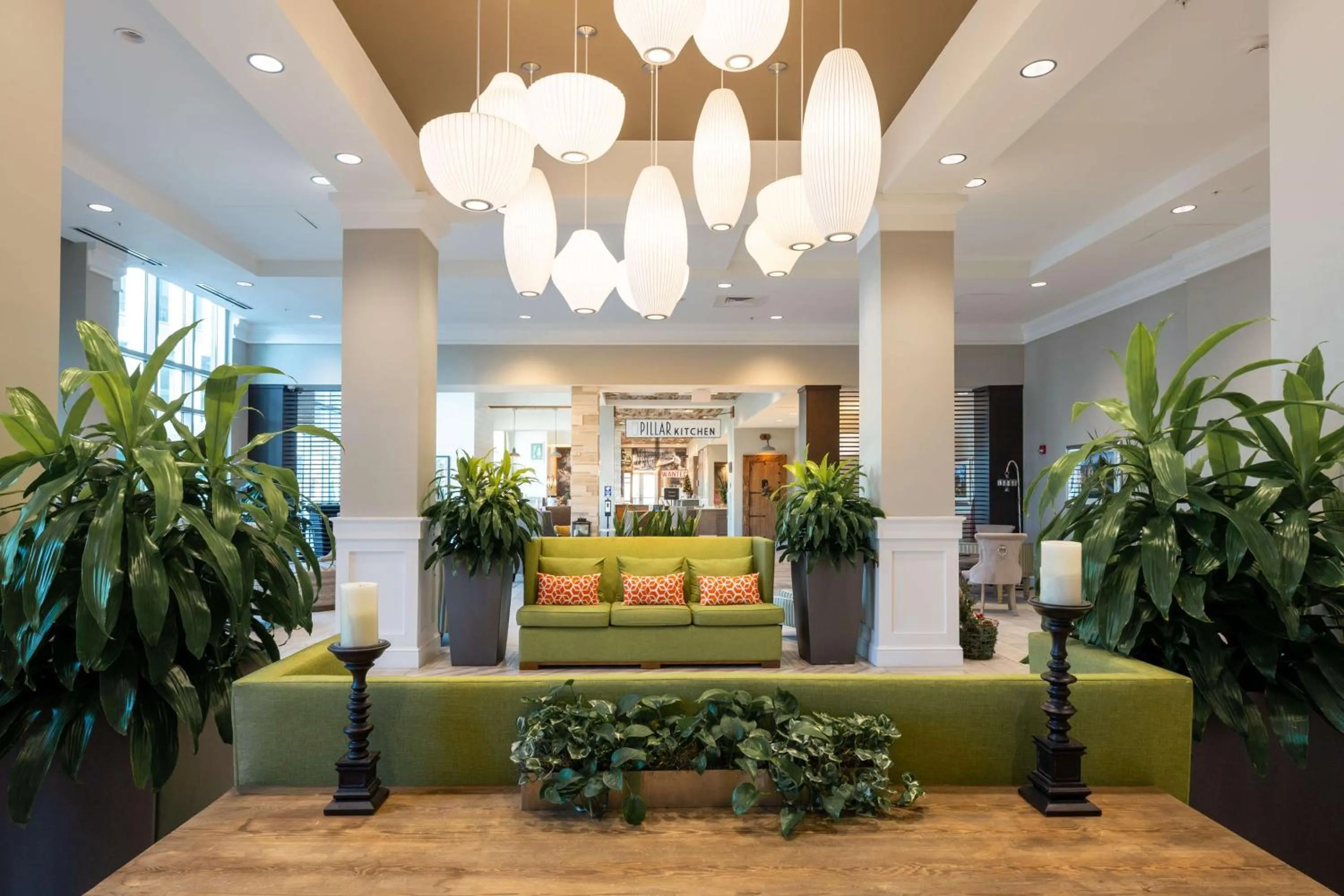 Lobby or reception in Hilton Garden Inn Asheville Downtown