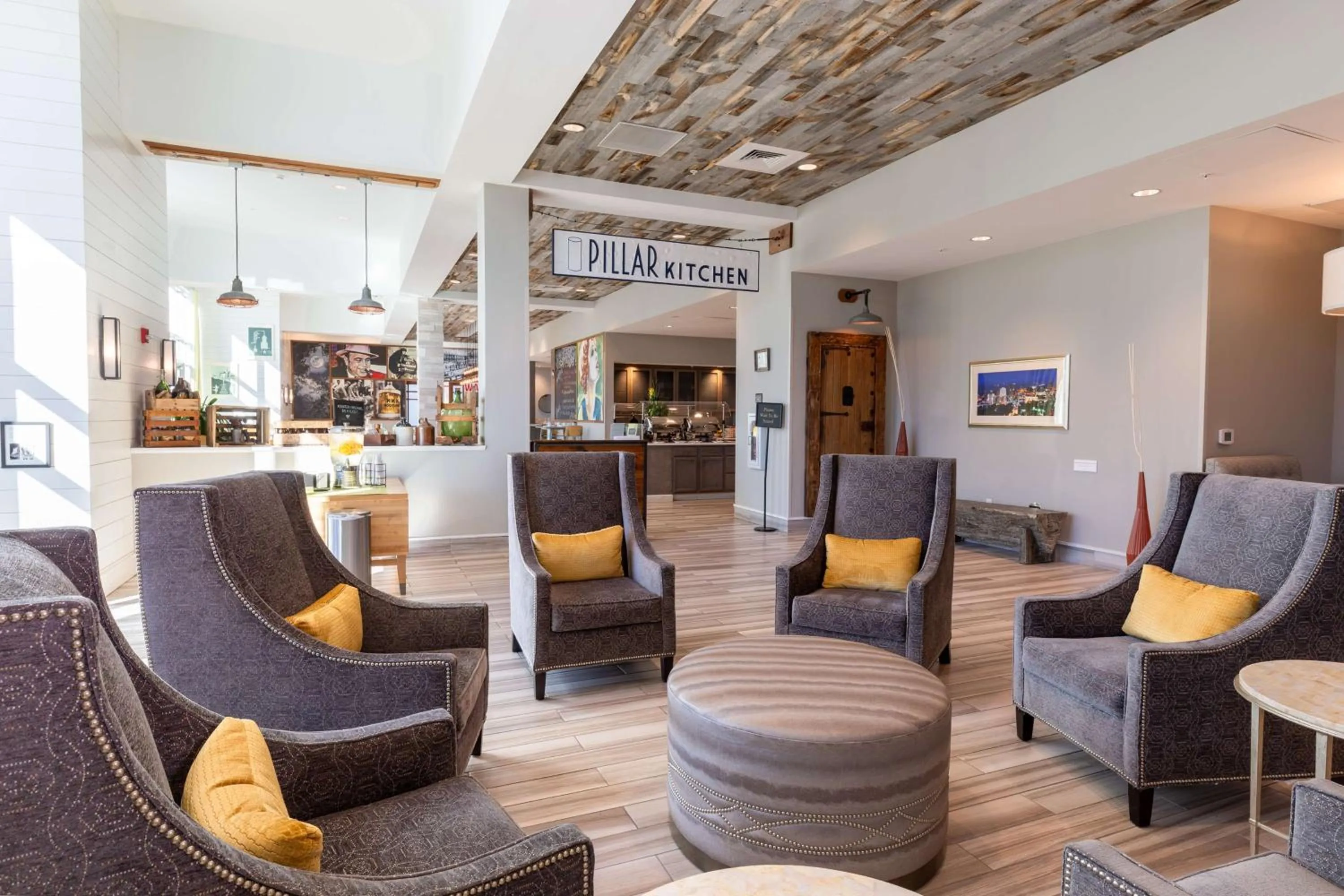 Lobby or reception in Hilton Garden Inn Asheville Downtown