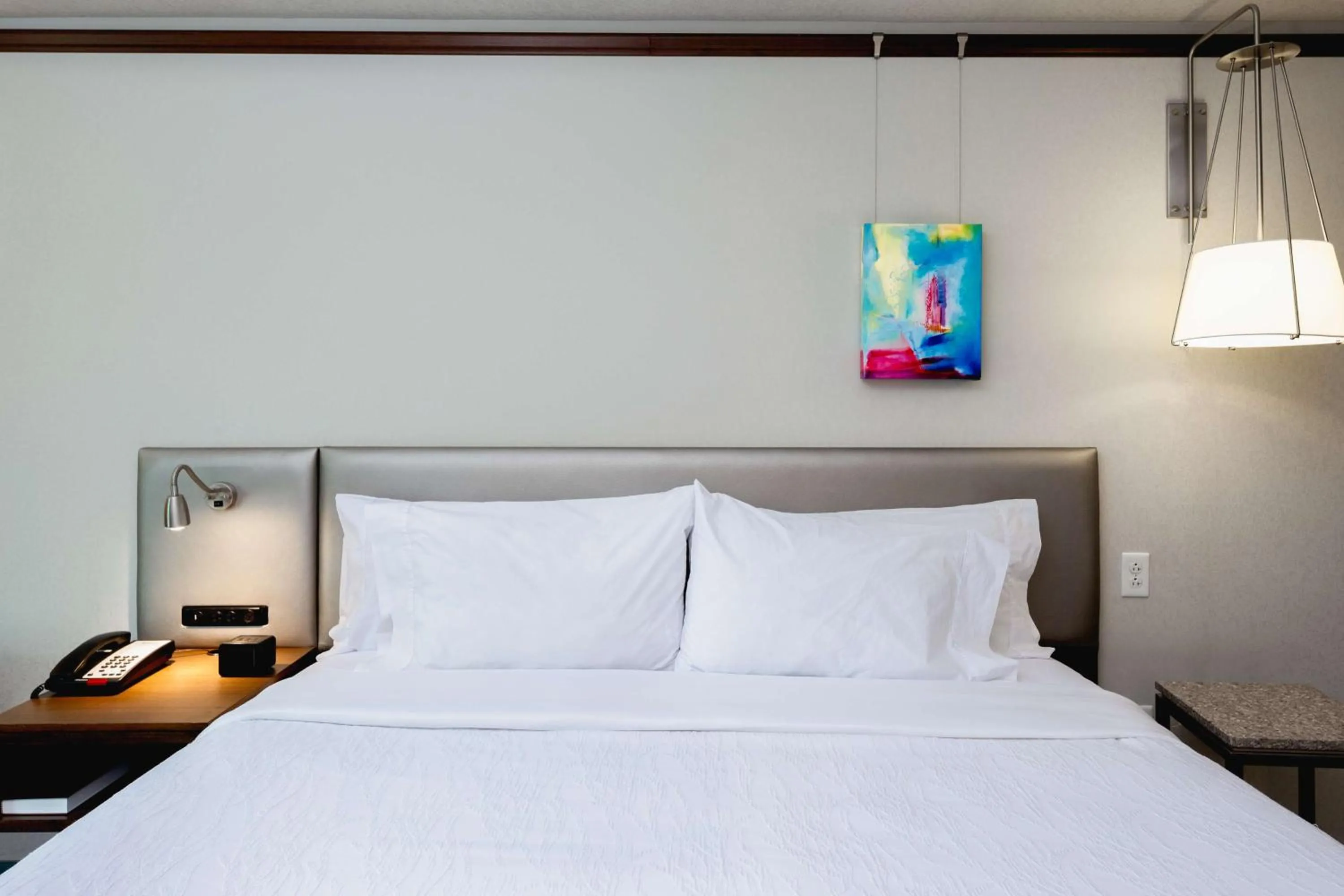 Bed in Hilton Garden Inn Asheville Downtown