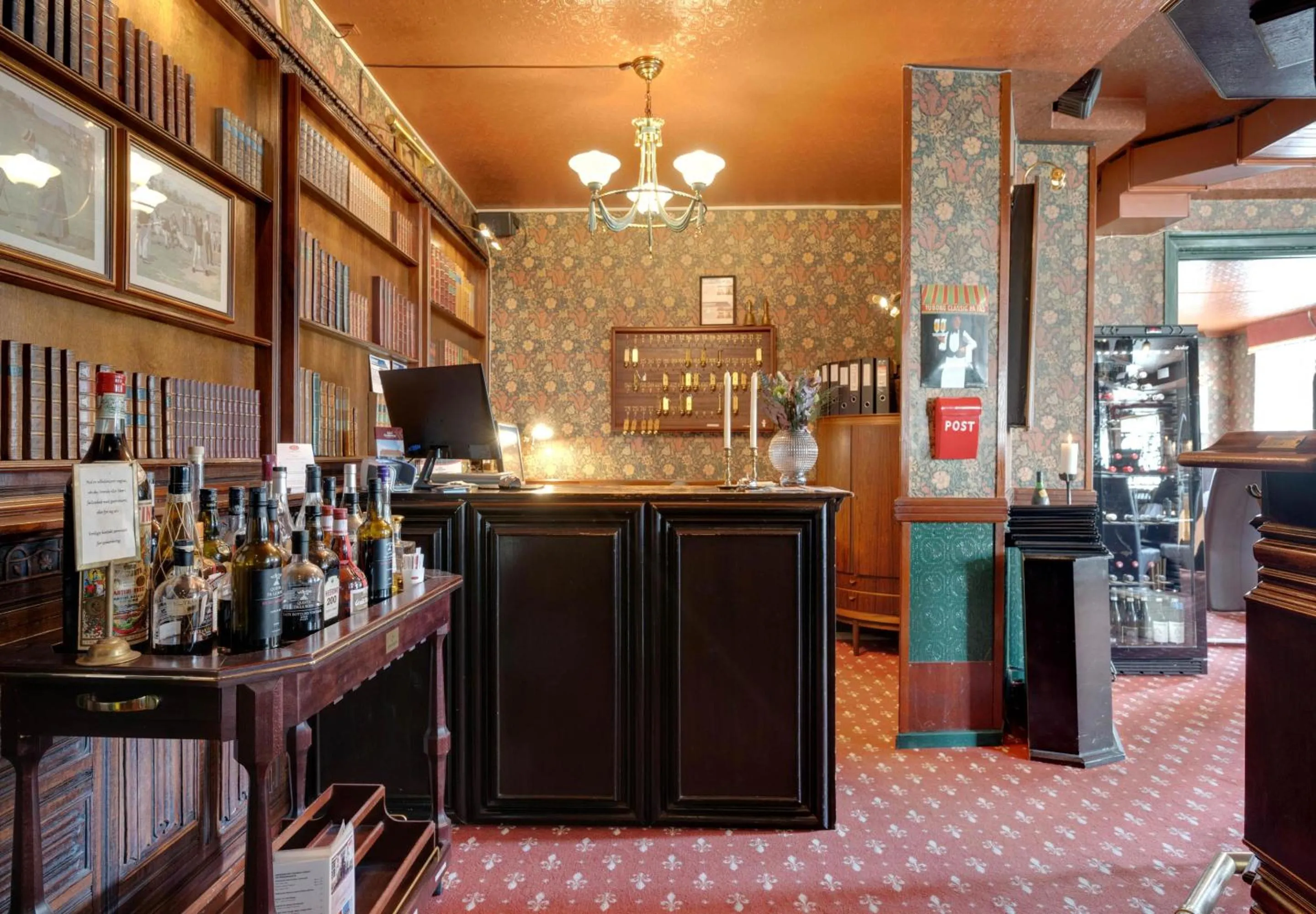 Lobby or reception in Hotel Ringkøbing