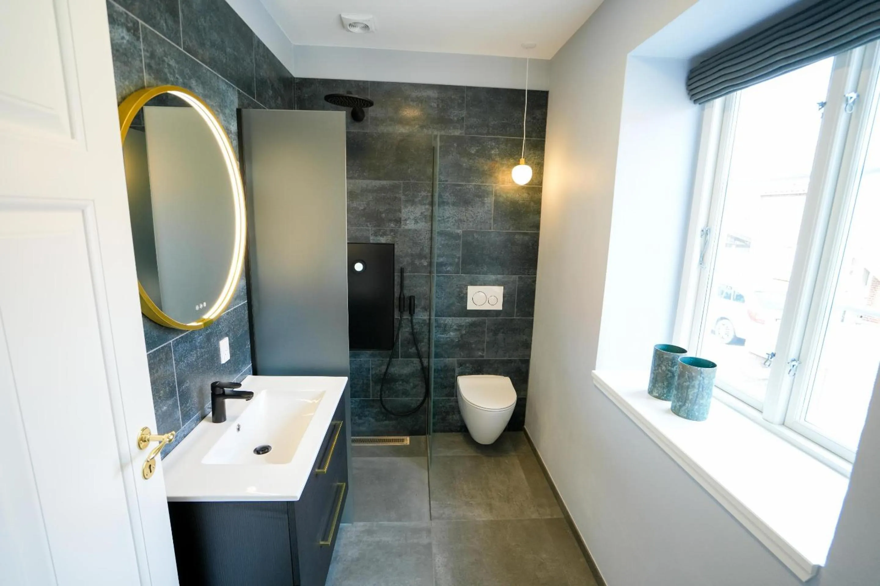 Shower in Hotel Ringkøbing