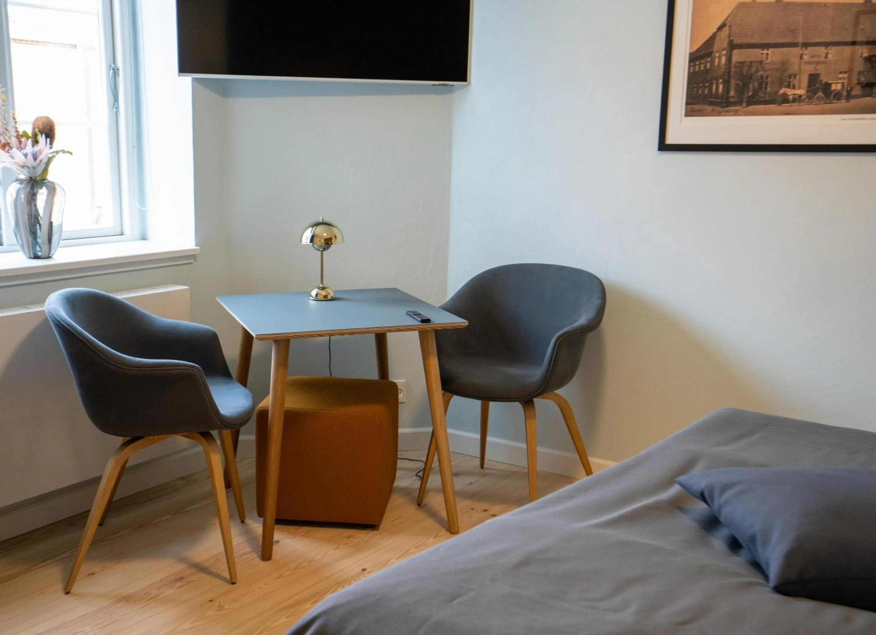 TV and multimedia, Bed in Hotel Ringkøbing