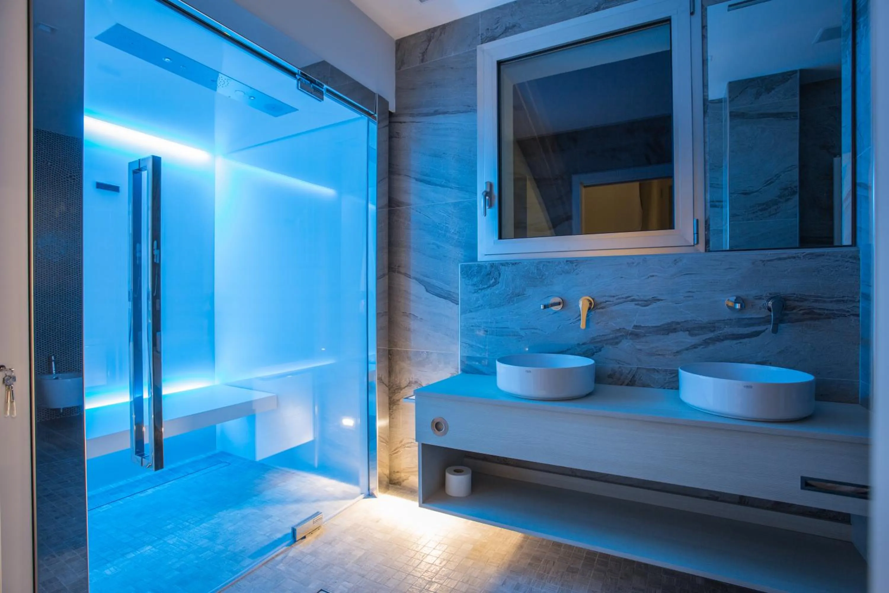 Bathroom in Hotel Savini