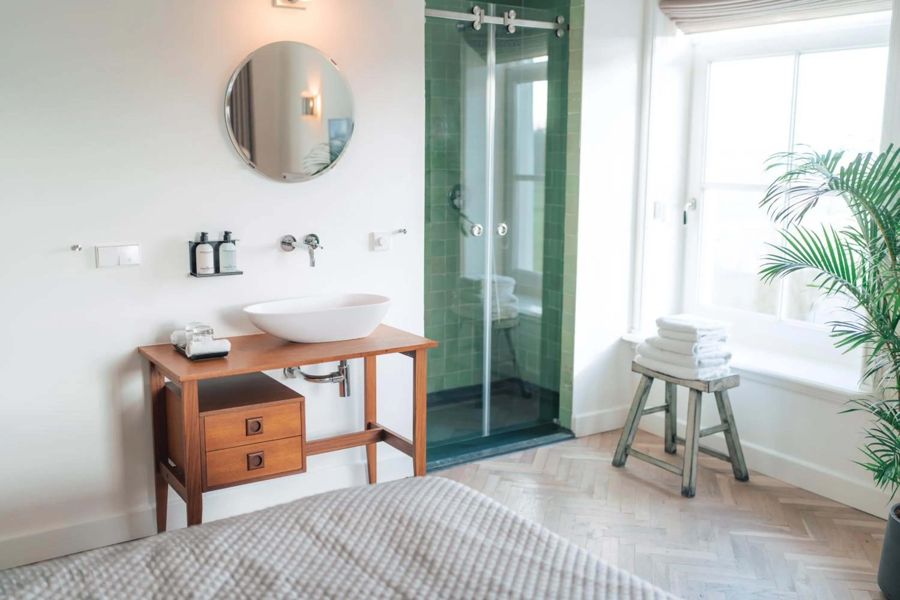 Shower in Boutique Hotel De Witte Dame