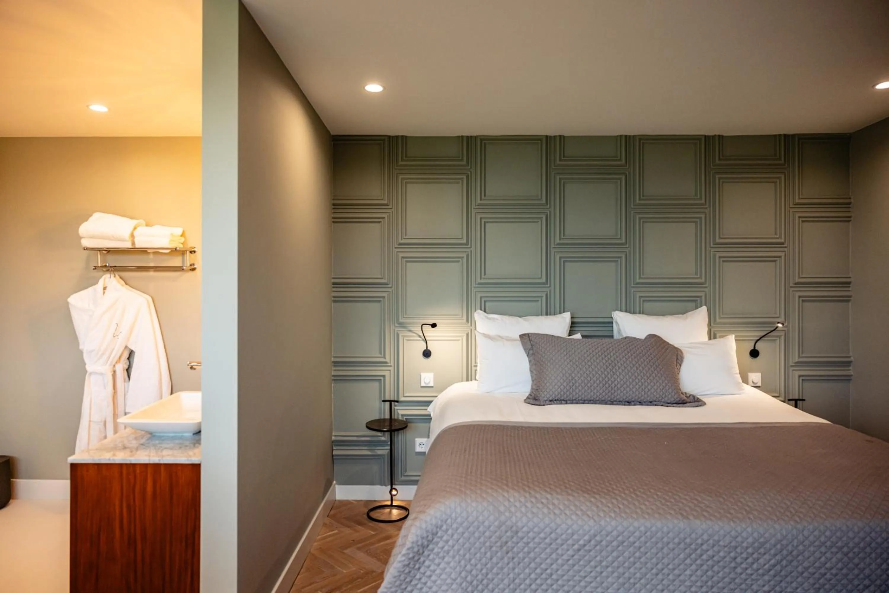 Bed in Boutique Hotel De Witte Dame