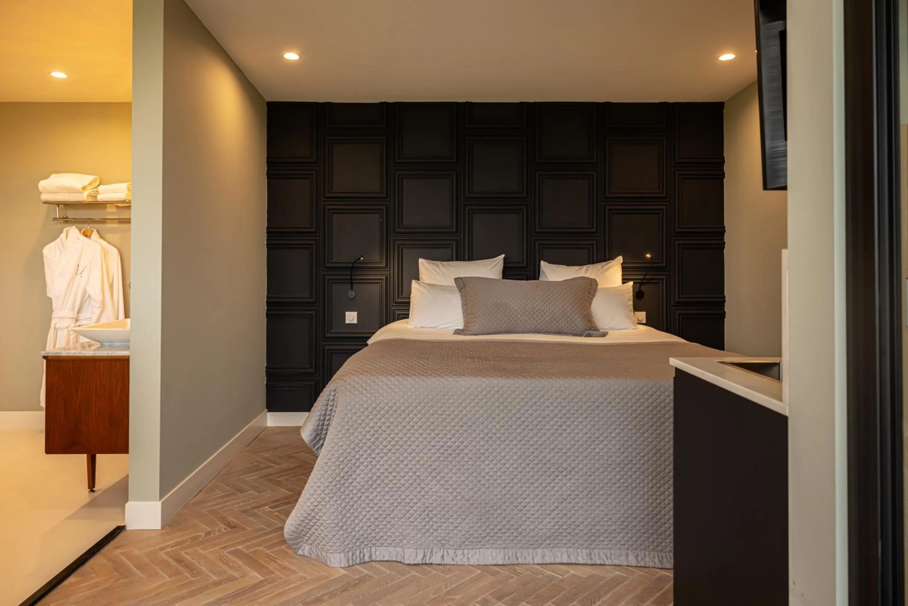 Bed in Boutique Hotel De Witte Dame