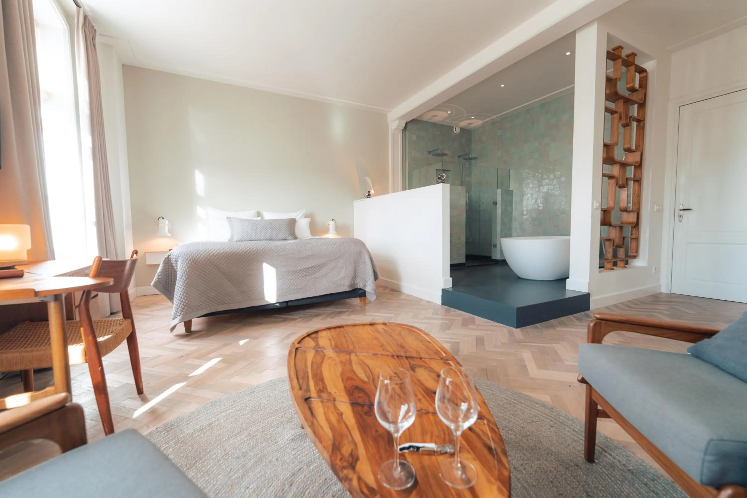 Bed in Boutique Hotel De Witte Dame