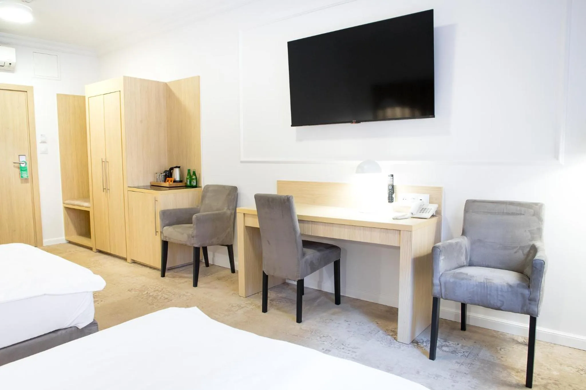 Bed in Europejski Boutique Hotel