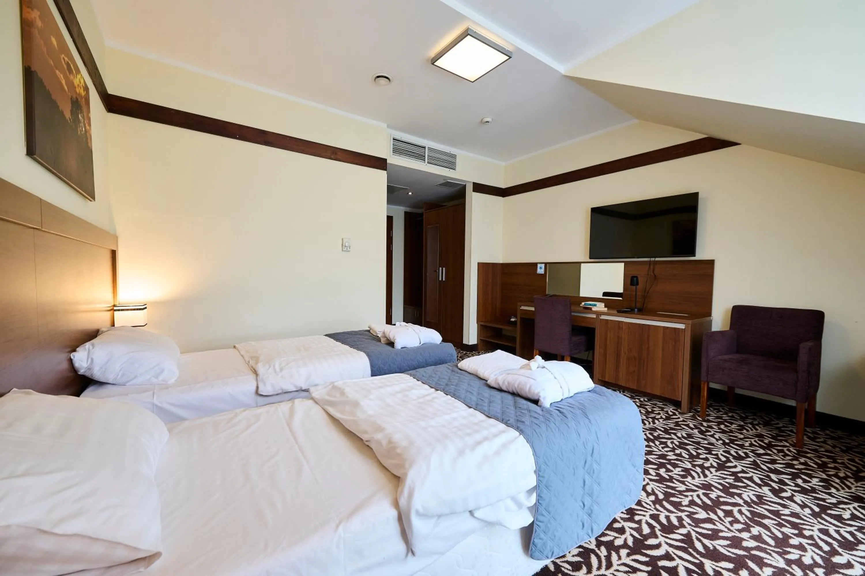 Bed in Hotel i Aquapark Olender