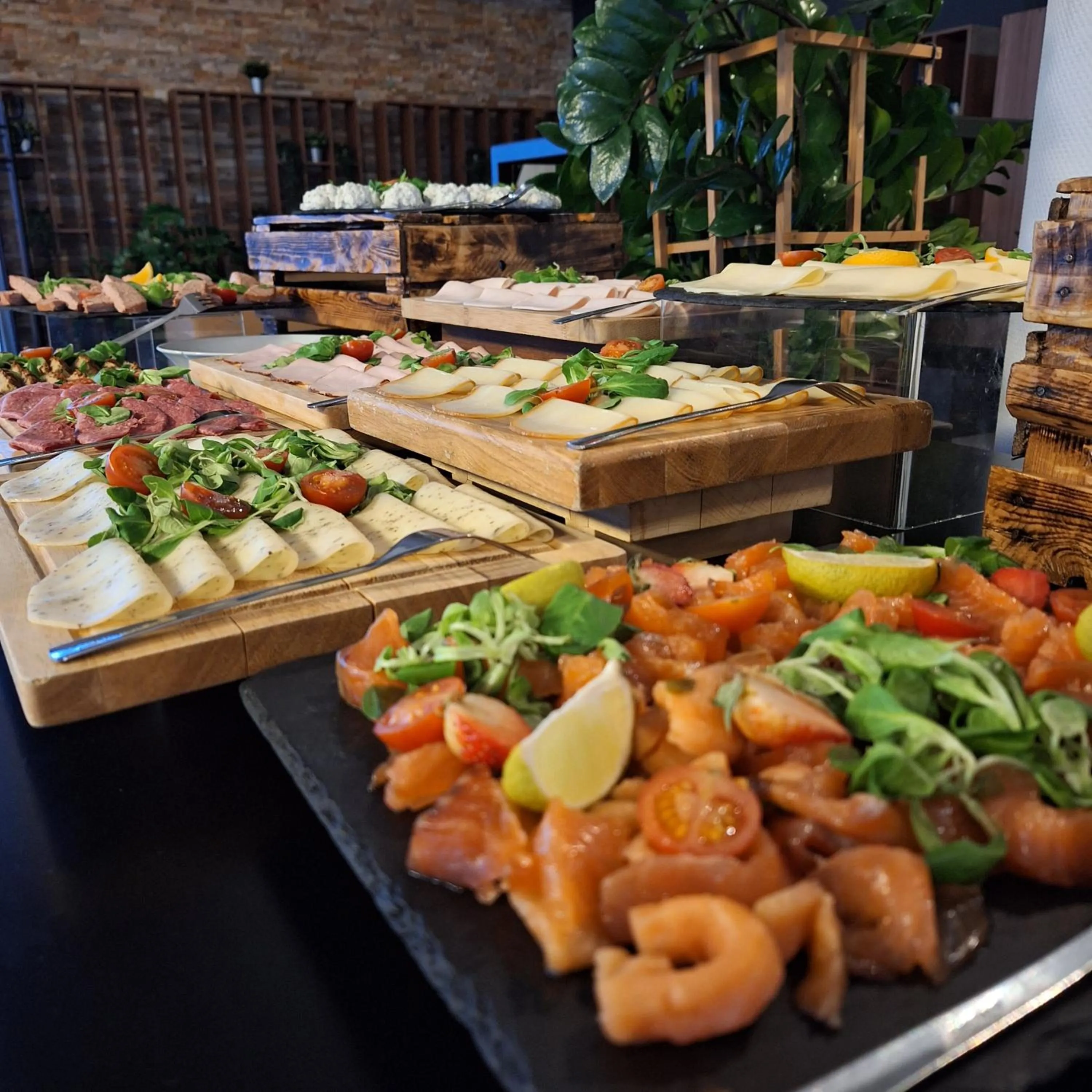 Breakfast in Hotel i Aquapark Olender