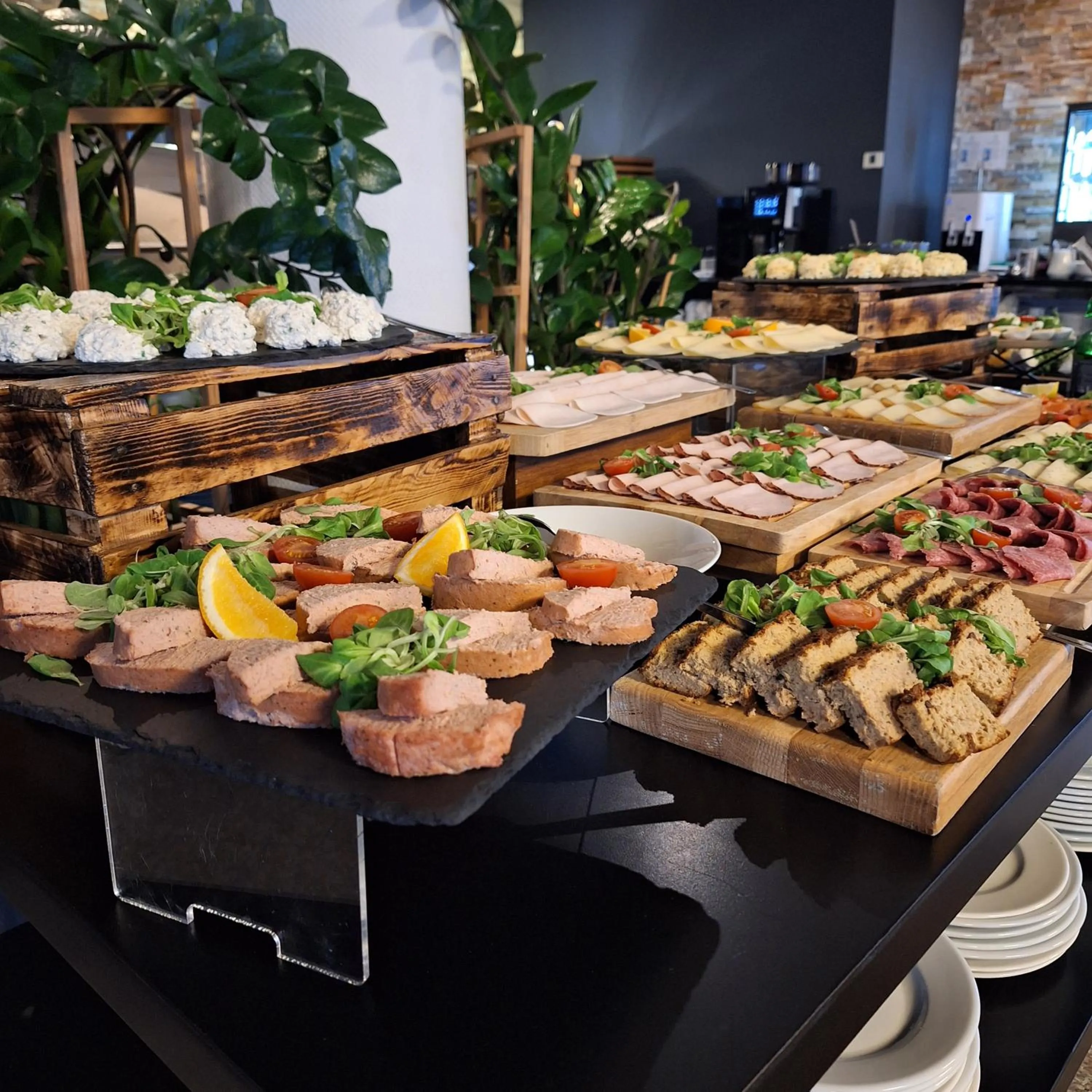Breakfast in Hotel i Aquapark Olender