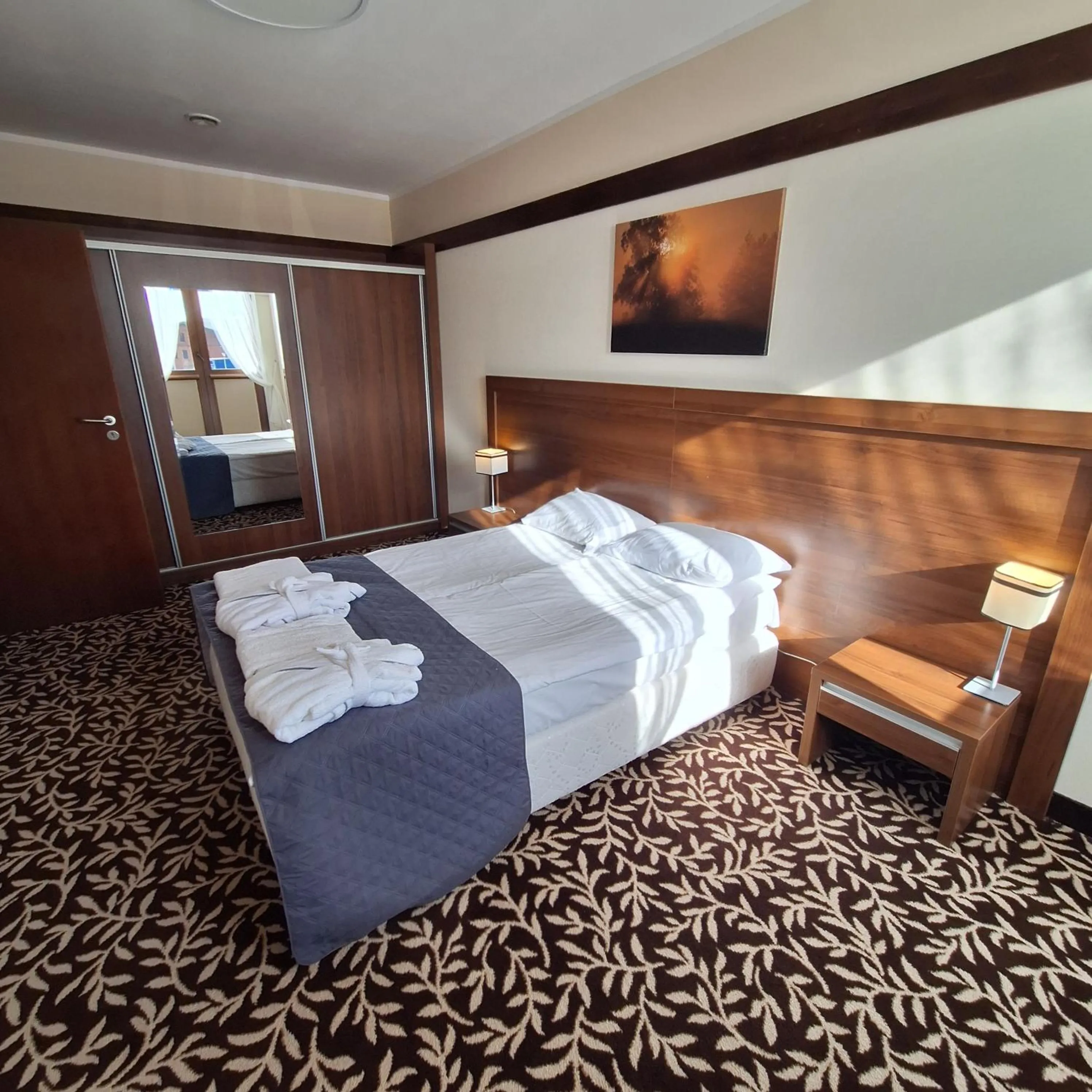 Bed in Hotel i Aquapark Olender