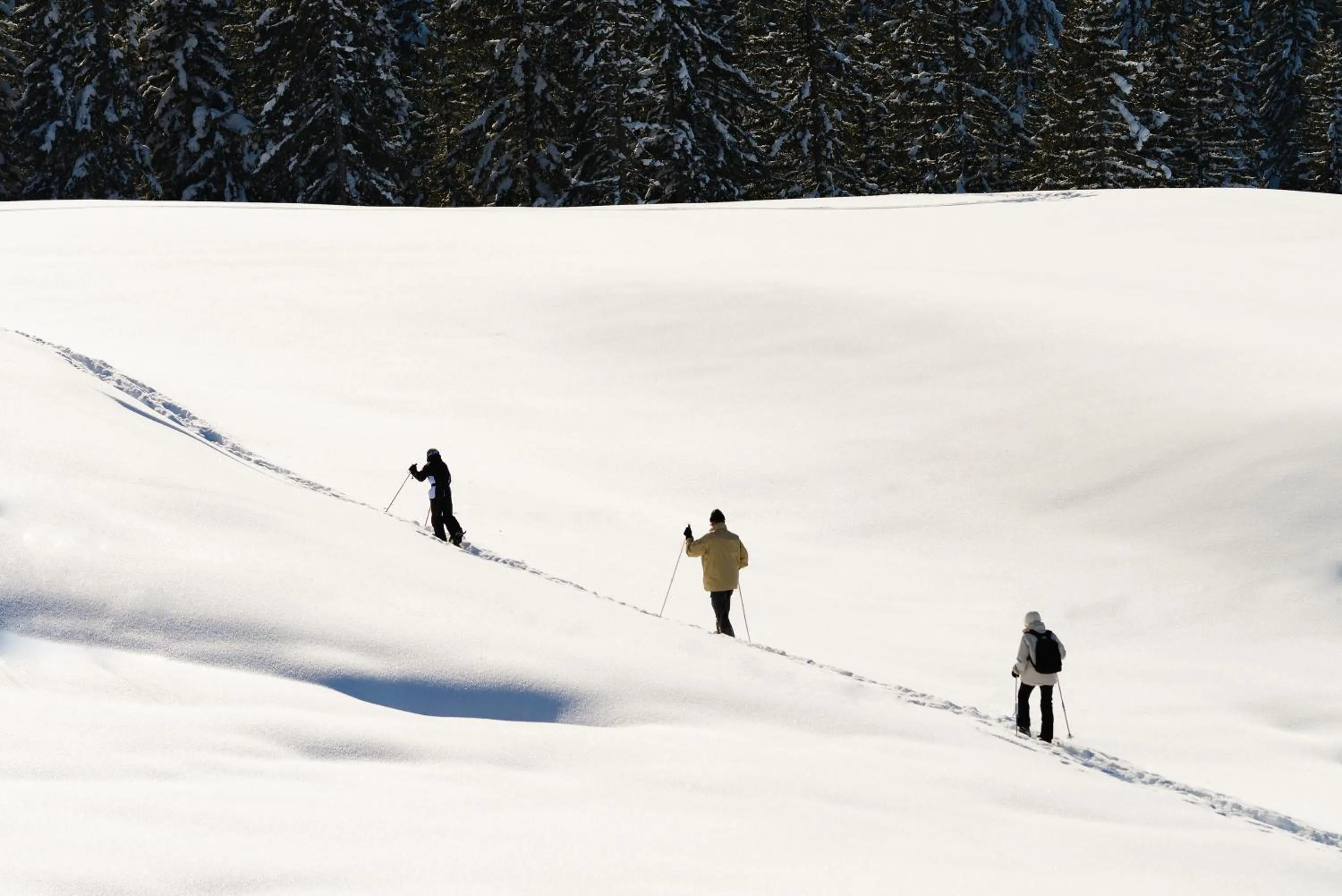 Skiing in Lagrange Vacances Le Village des Lapons