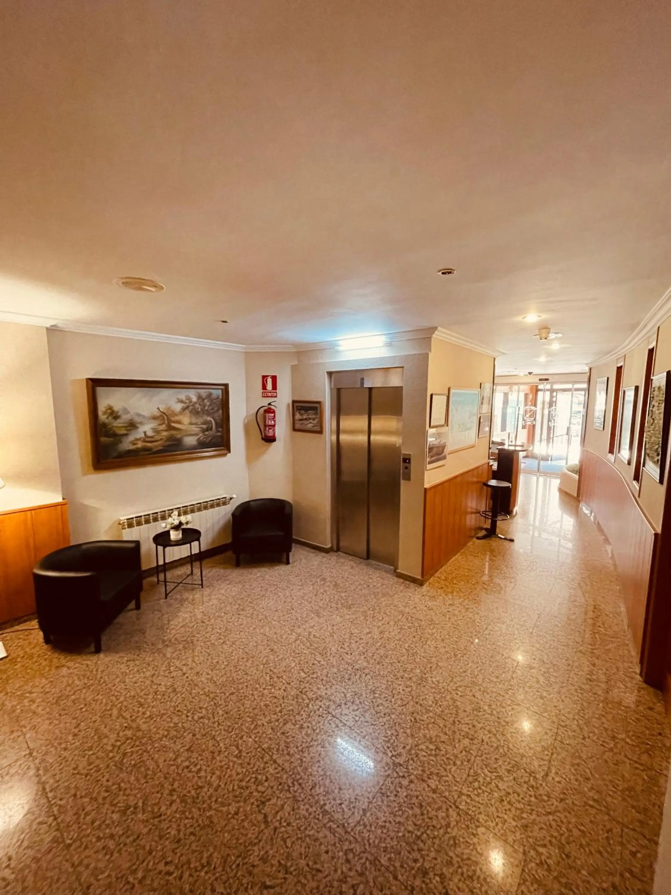 Seating area in Hotel Orla