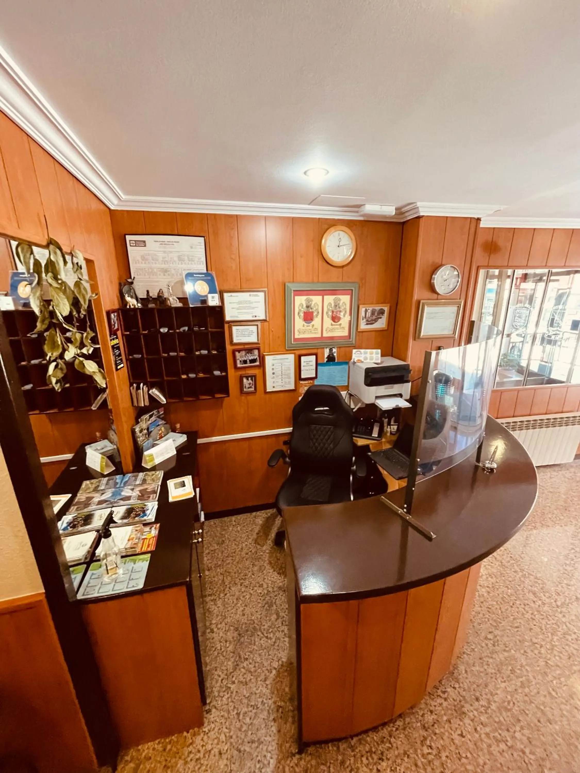 Lobby or reception in Hotel Orla