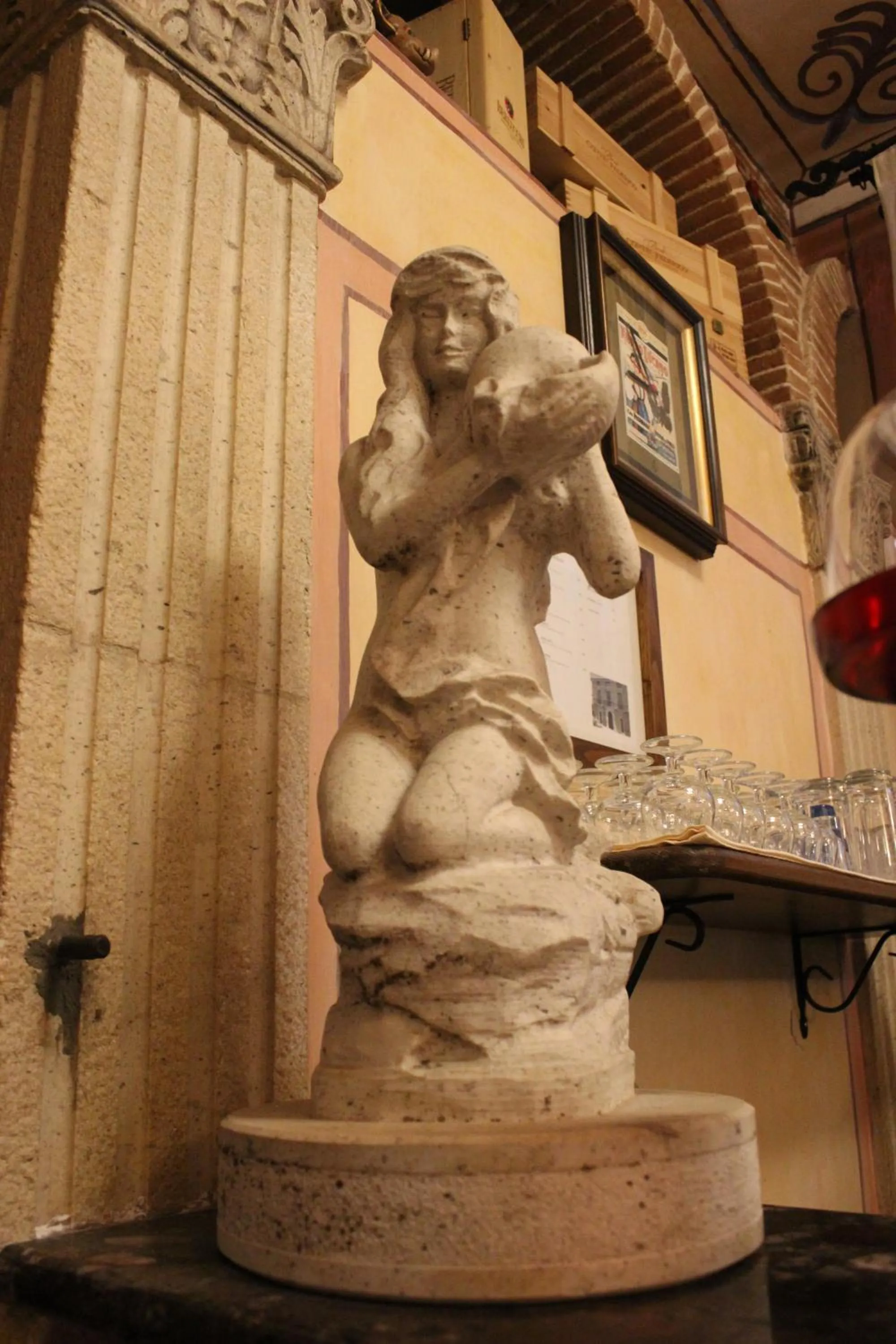 Decorative detail in Villa Cosilinum