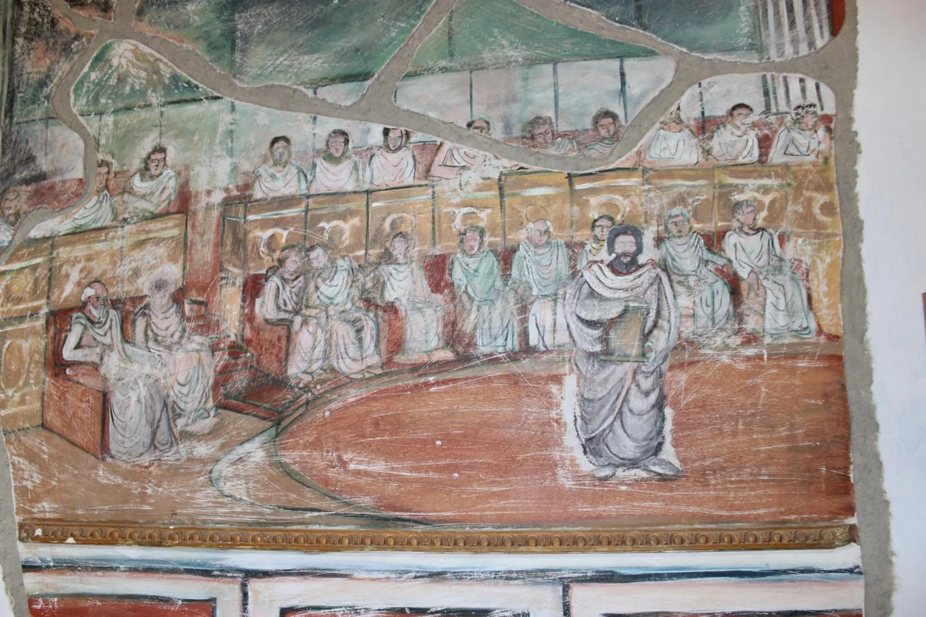 Decorative detail in Villa Cosilinum