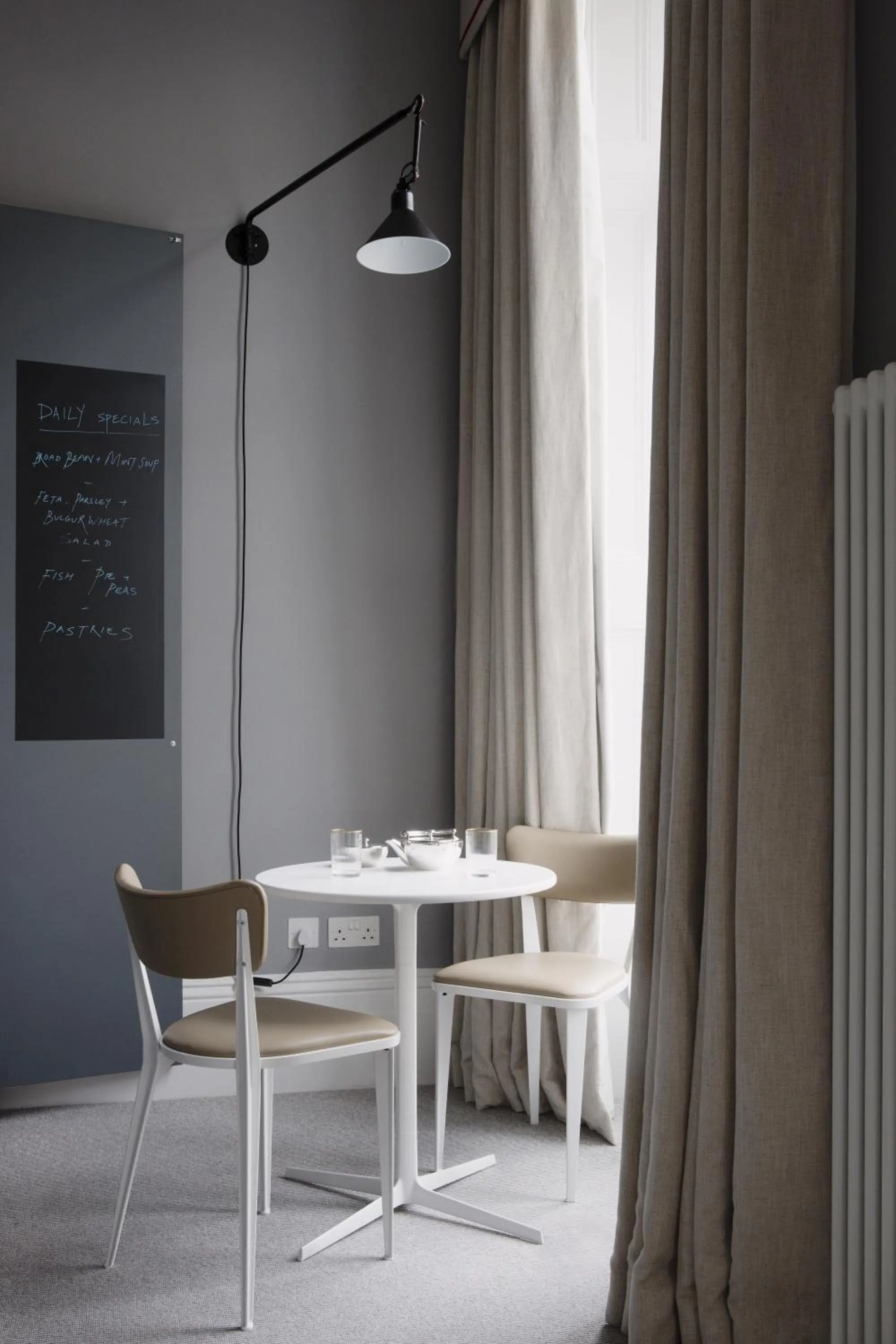 Seating area in The Laslett