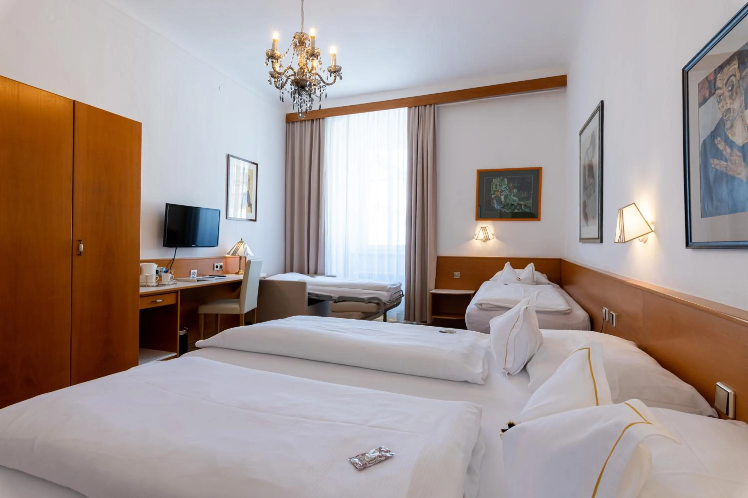 Bed in Boutique Hotel Goldenes Lamm Villach