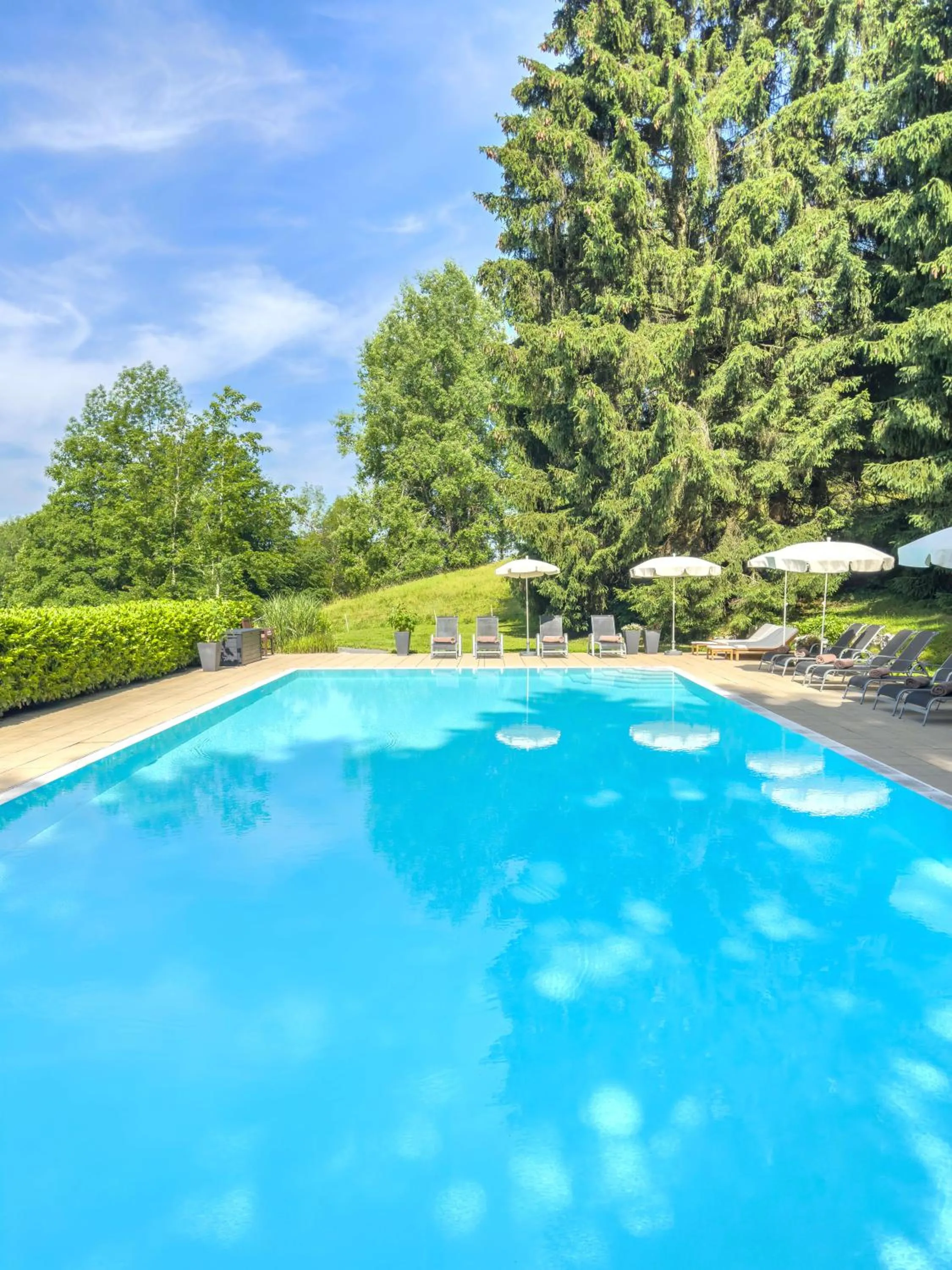 Garden in Romantik Hotel Die Gersberg Alm mit Panoramablick auf Salzburg