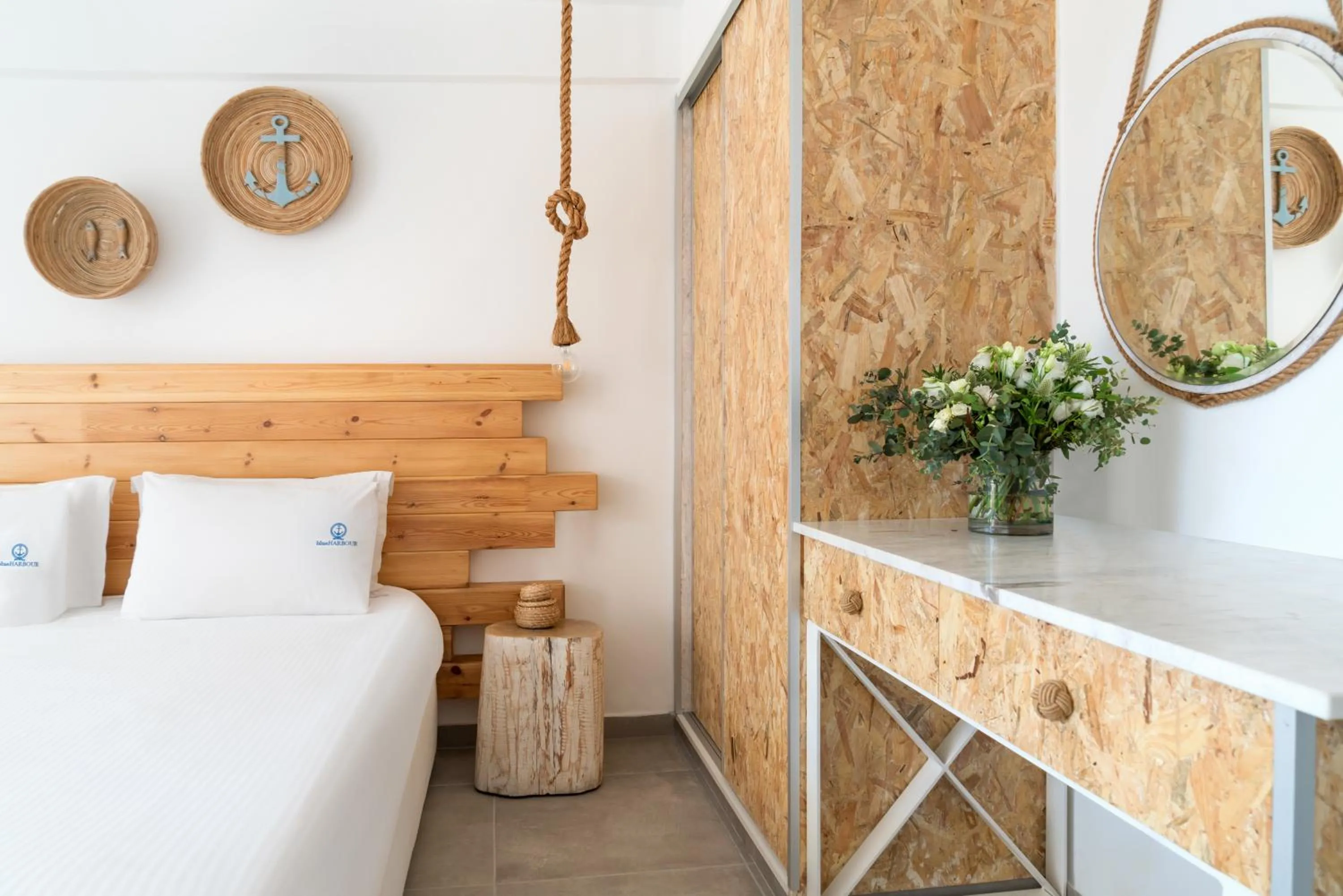 Bed in Blue Harbour Boutique