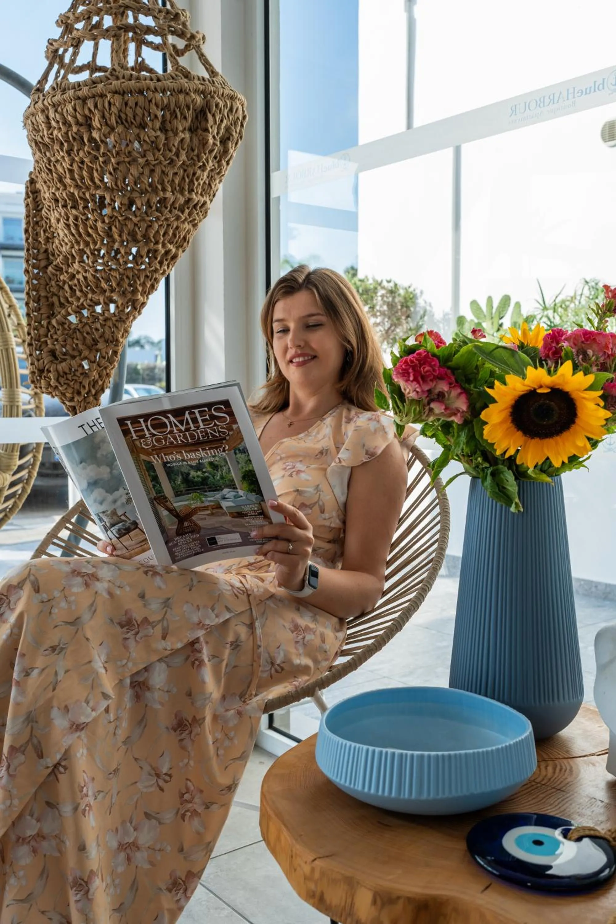 Lobby or reception in Blue Harbour Boutique
