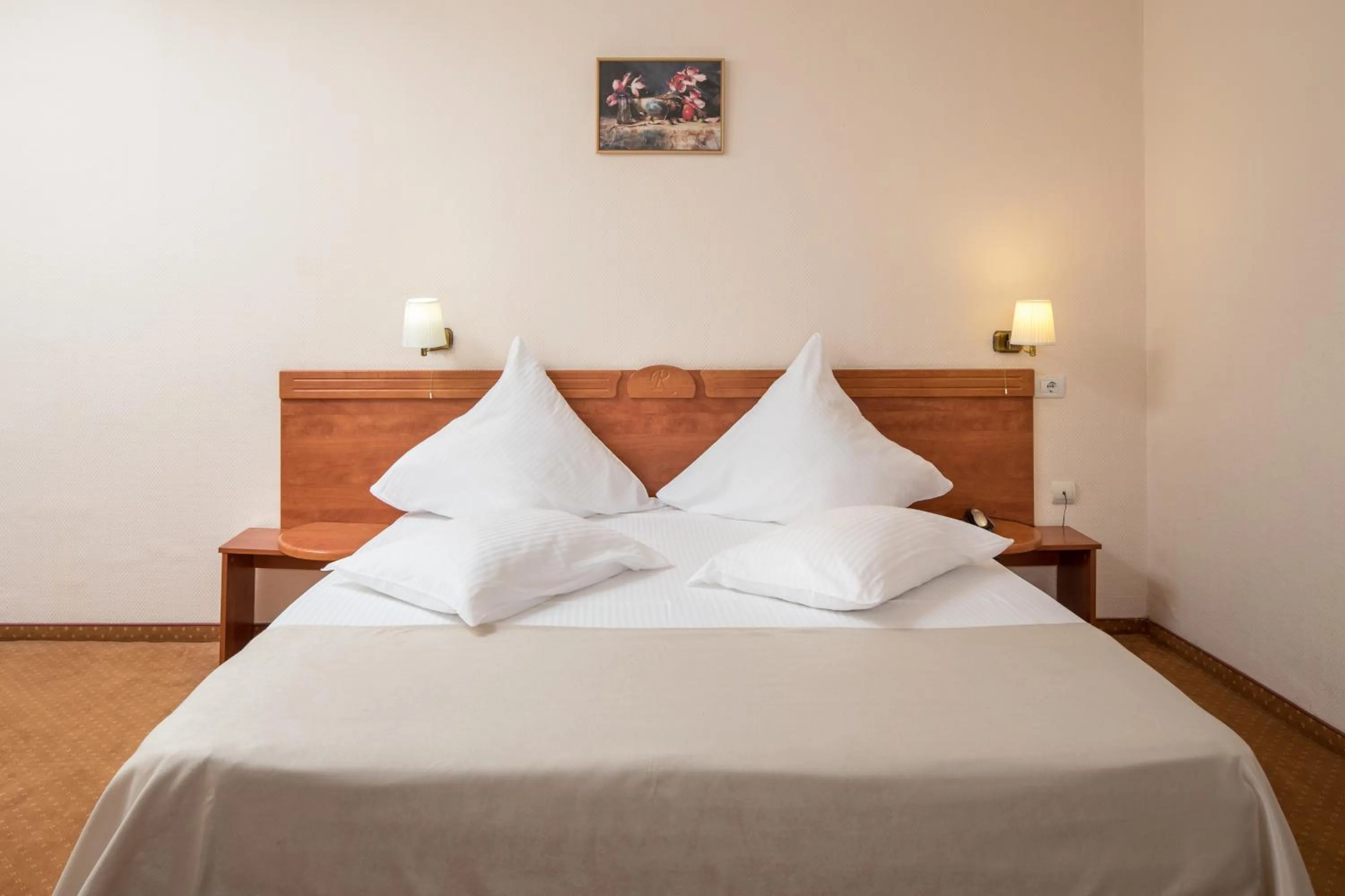 Bed in Hotel Rozmarin