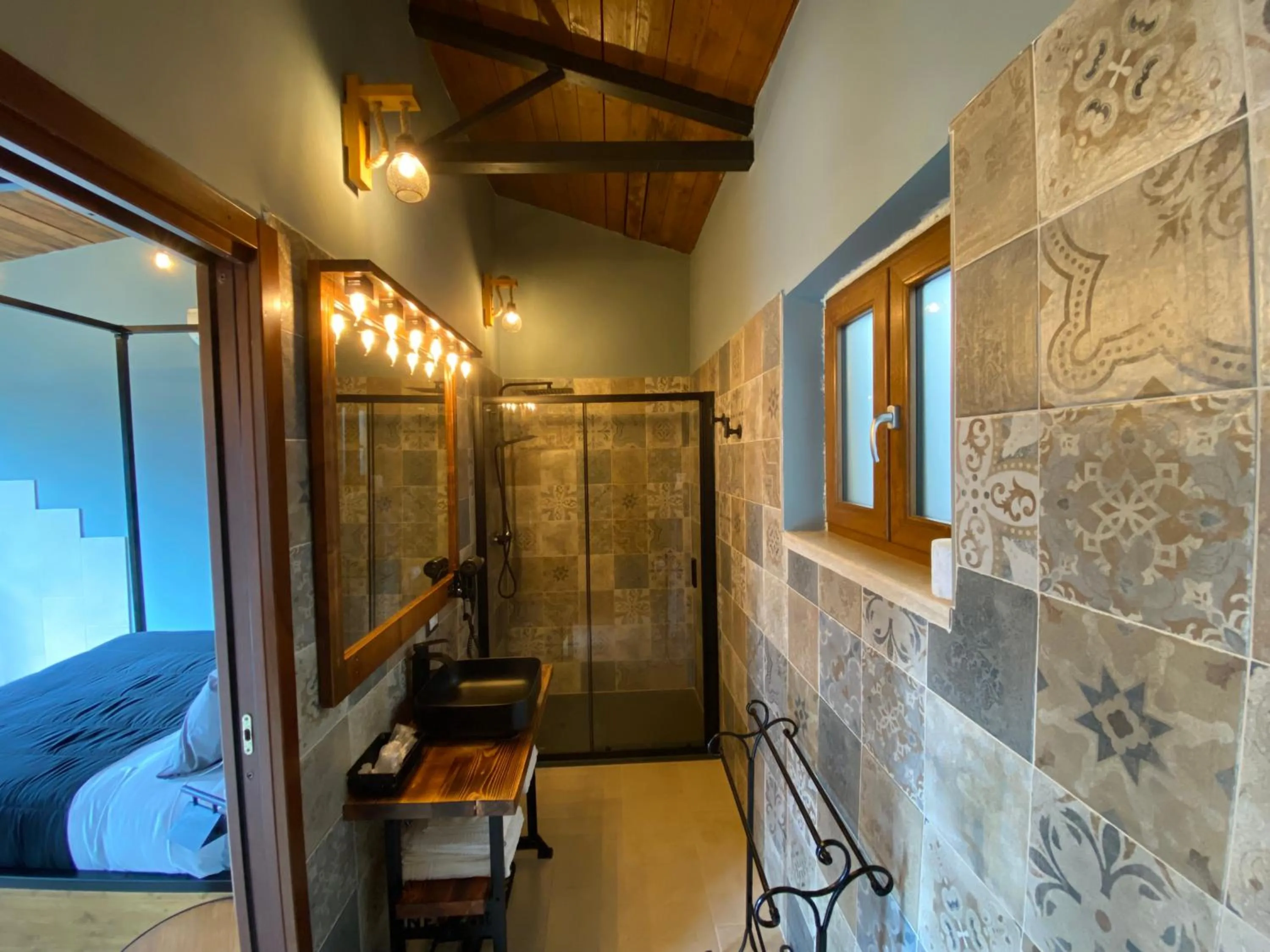 Shower in Il Nido del Falco