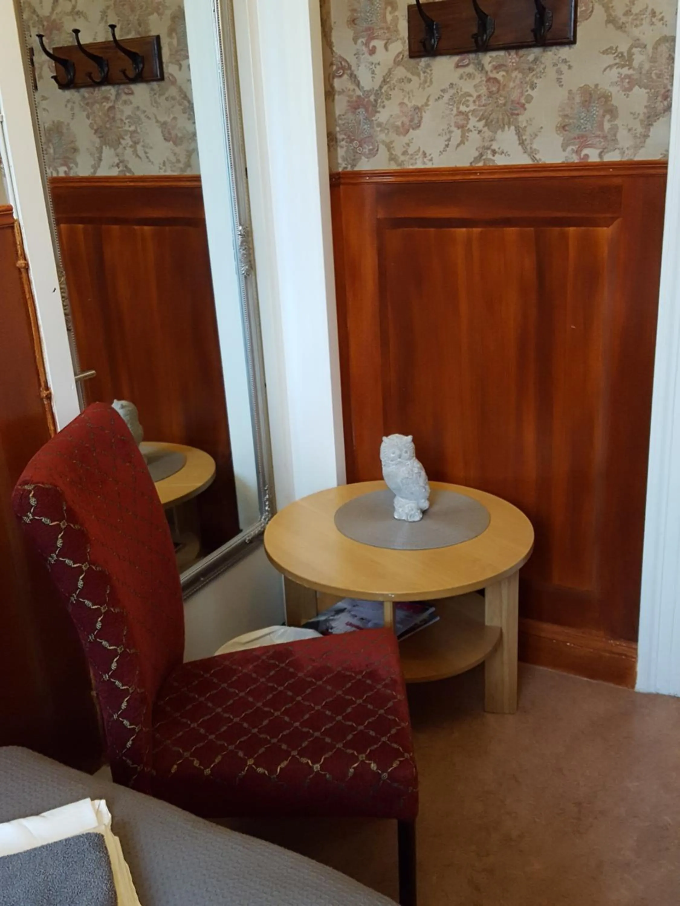 Seating area in Centralstationens Vandrarhem