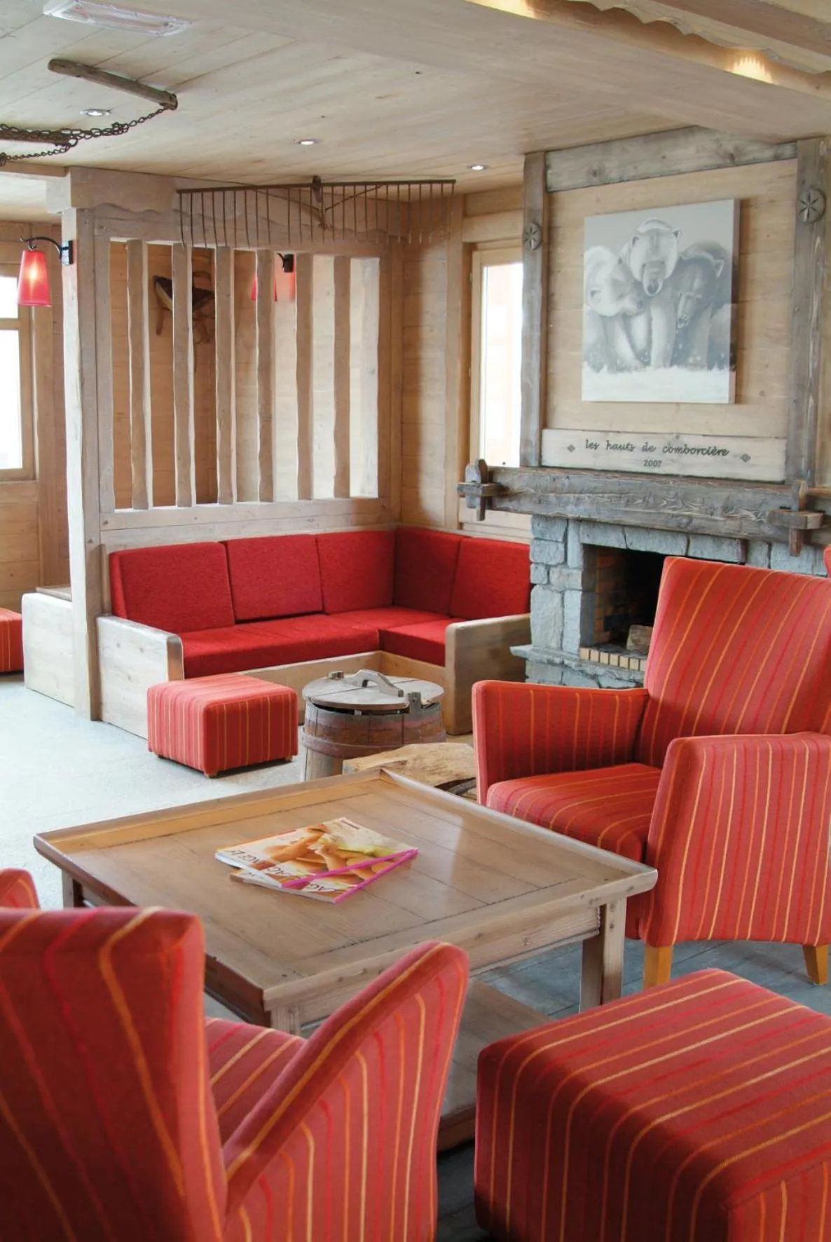 Lobby or reception in Lagrange Vacances Les Hauts de Comborcière