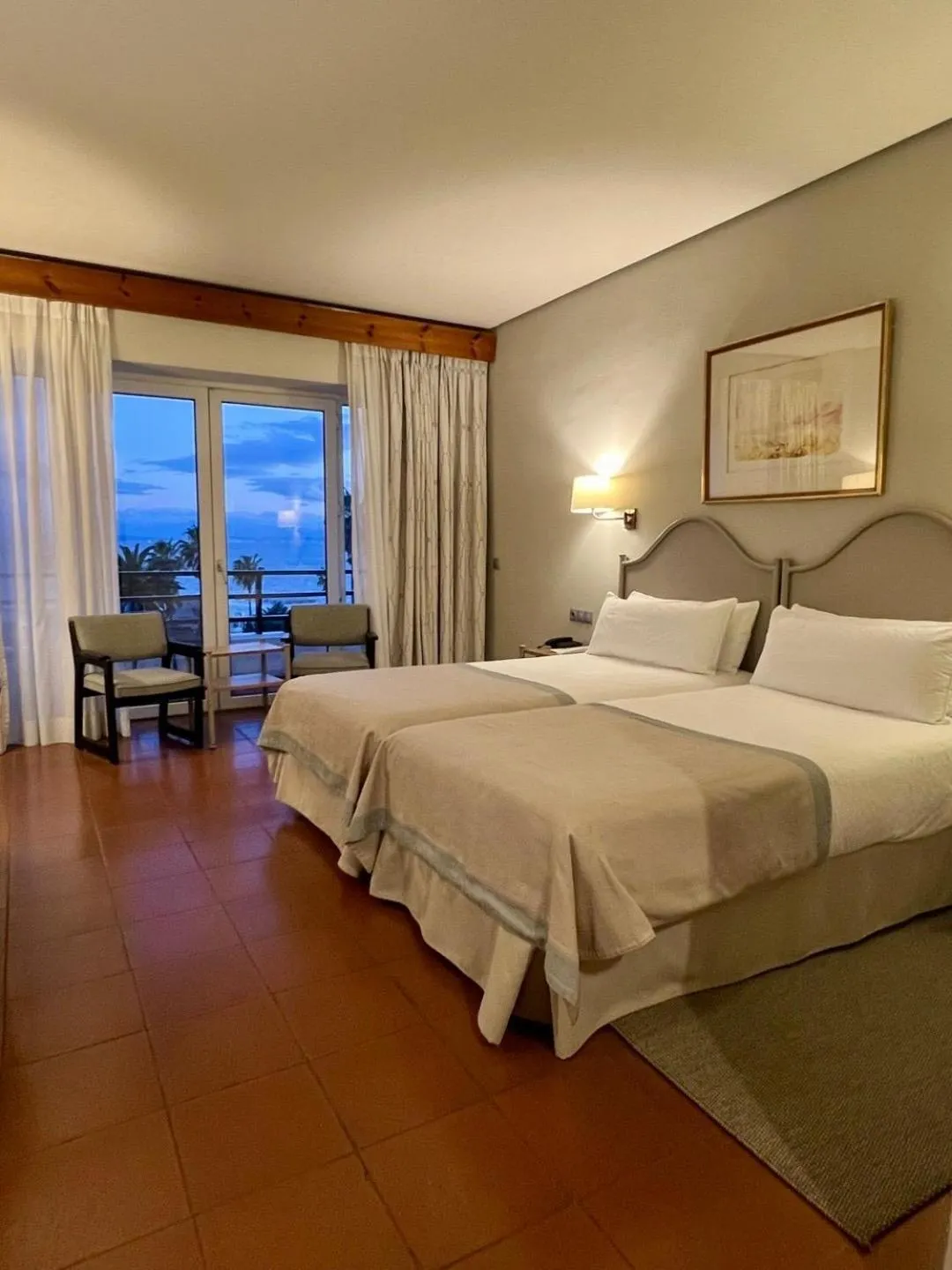 Bed in Parador de Ceuta