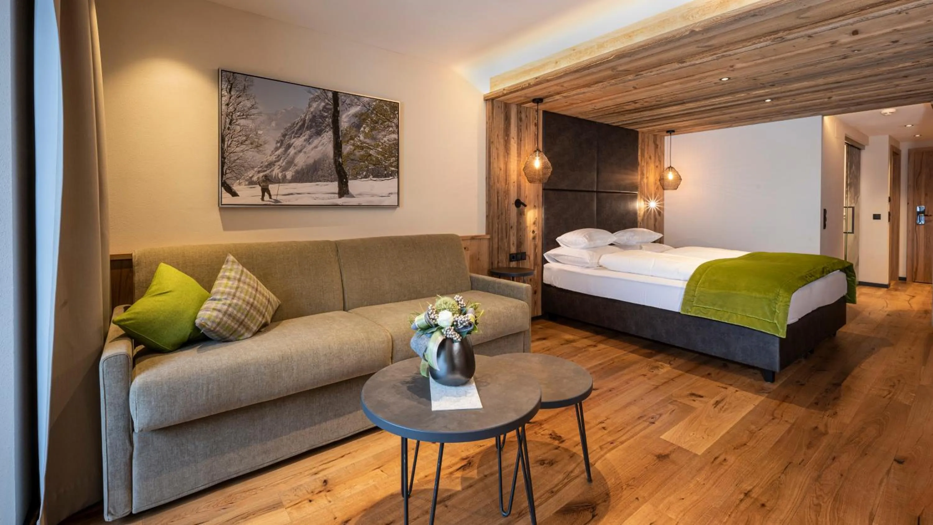 Bedroom, Bed in Alpenresort Fluchthorn