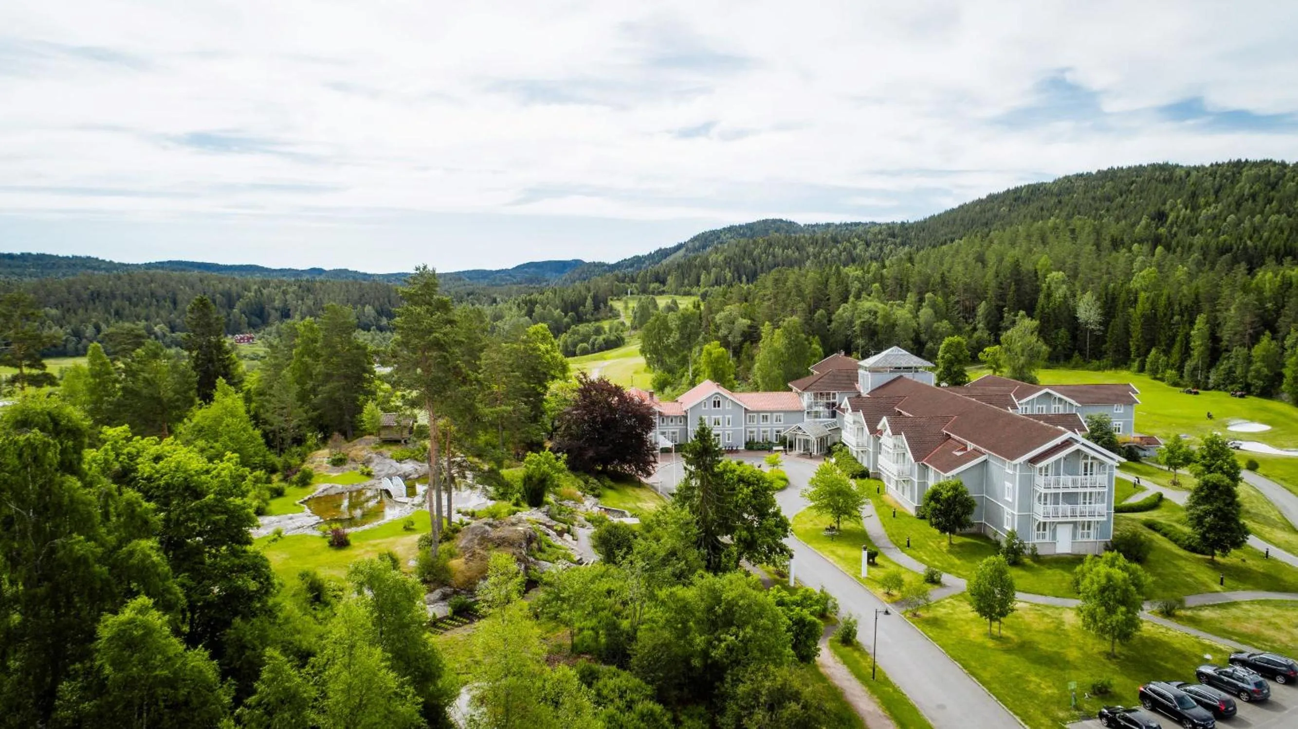 Bird's eye view in Losby Gods Manor