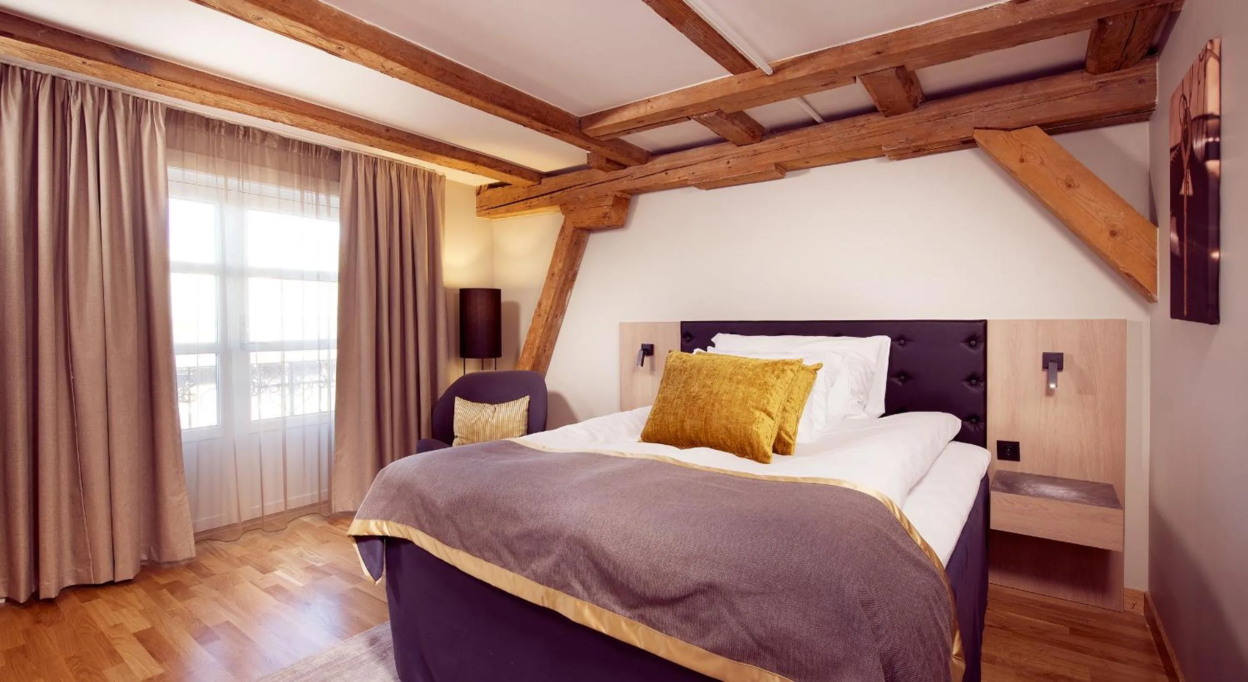 Bed in Clarion Collection Hotel Bryggeparken