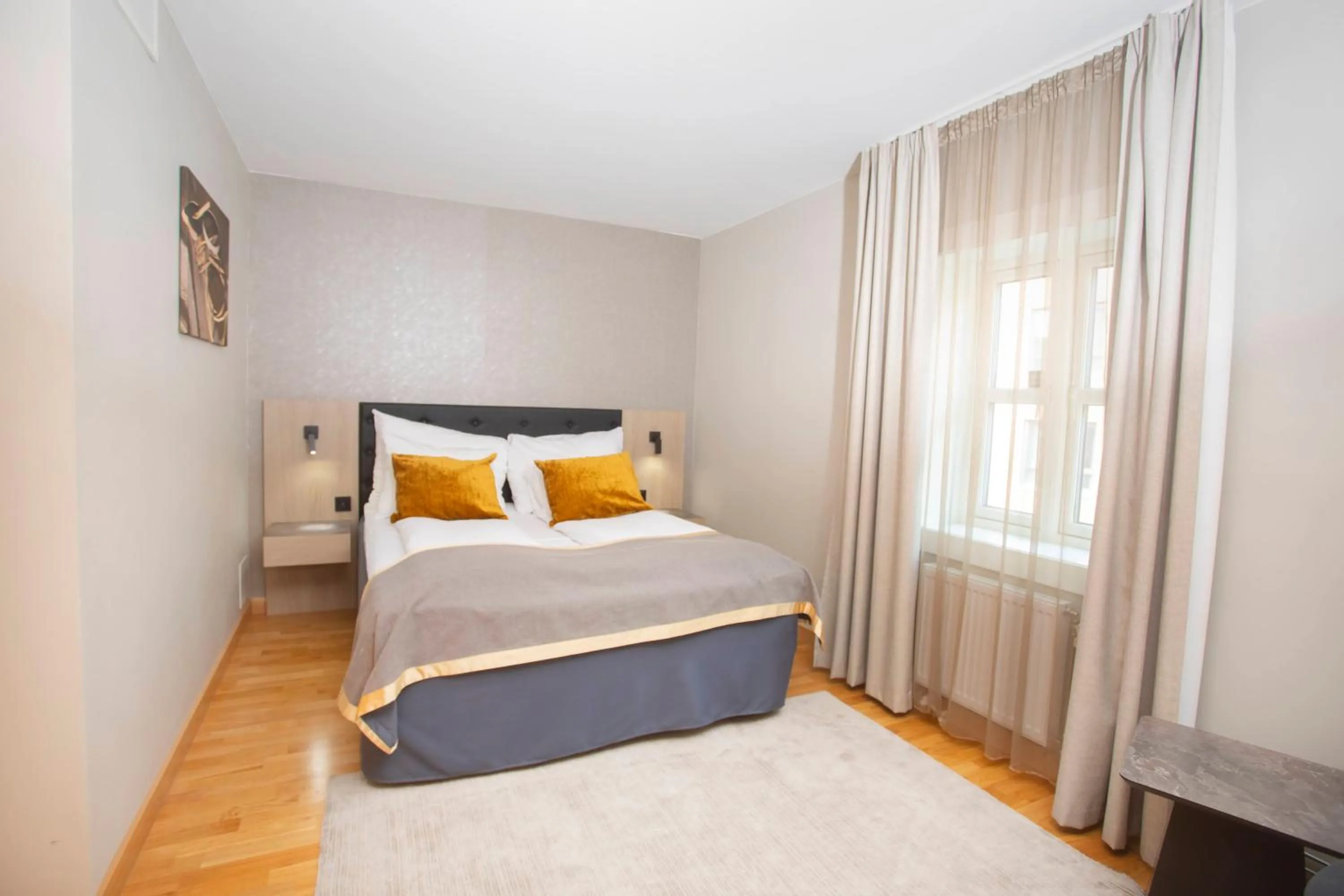 Bed in Clarion Collection Hotel Bryggeparken