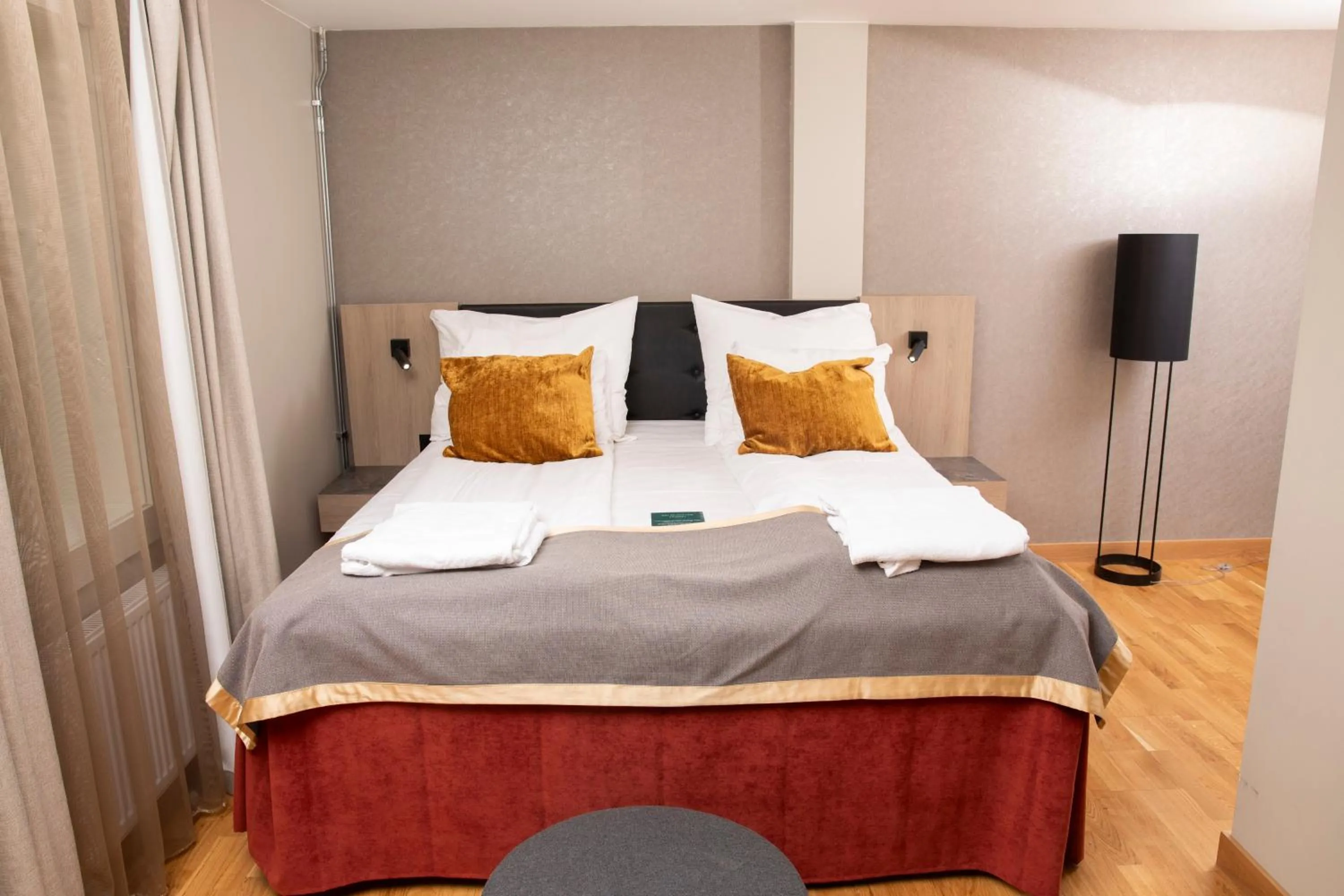 Bed in Clarion Collection Hotel Bryggeparken