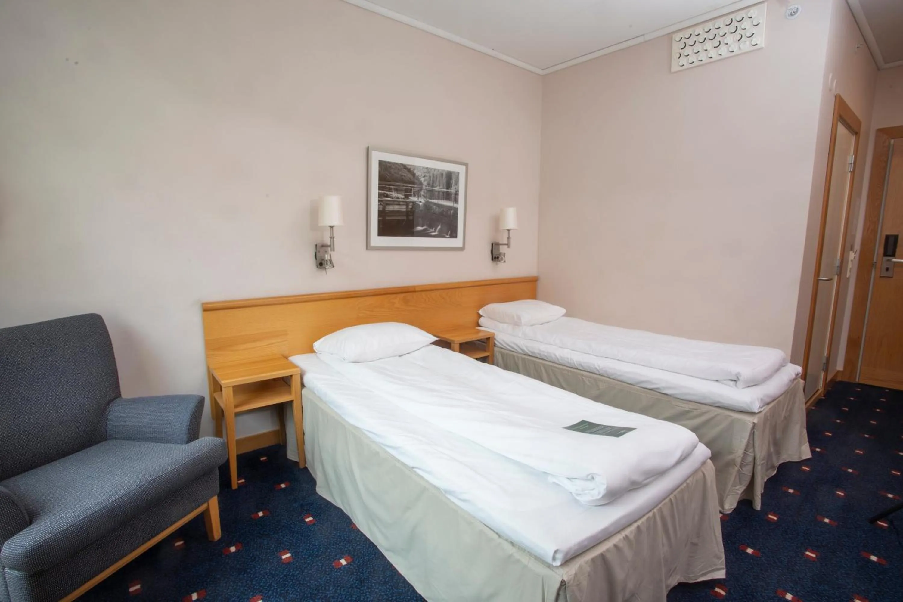 Bed in Clarion Collection Hotel Bryggeparken