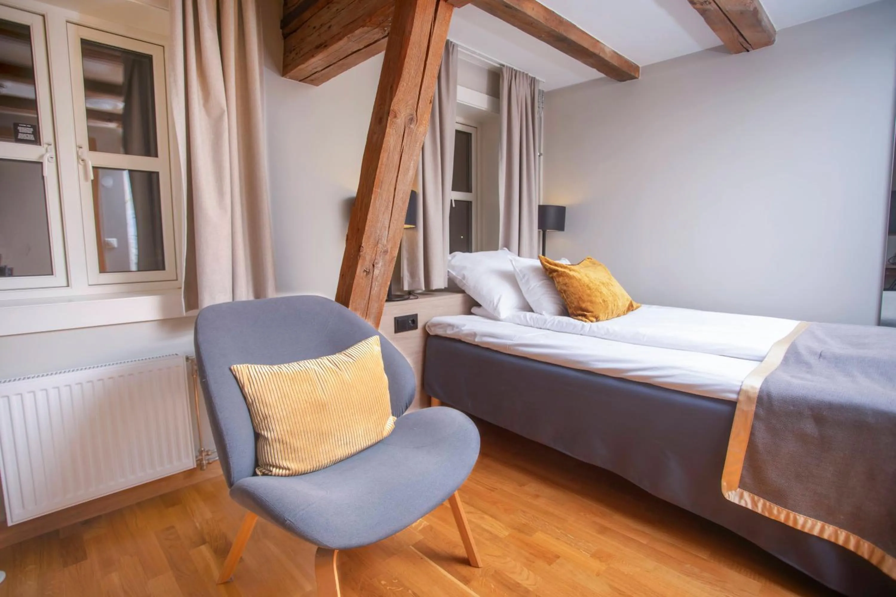 Bed in Clarion Collection Hotel Bryggeparken