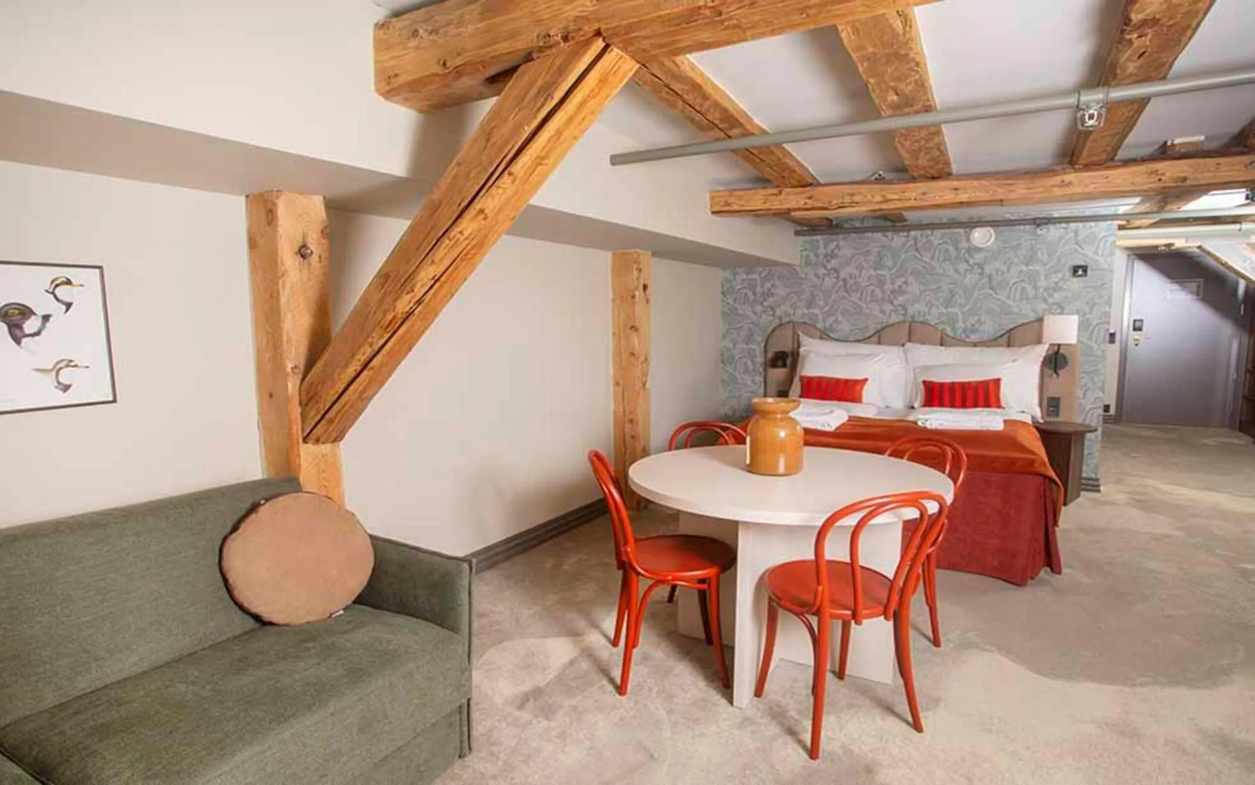 Bed in Clarion Collection Hotel Bryggeparken