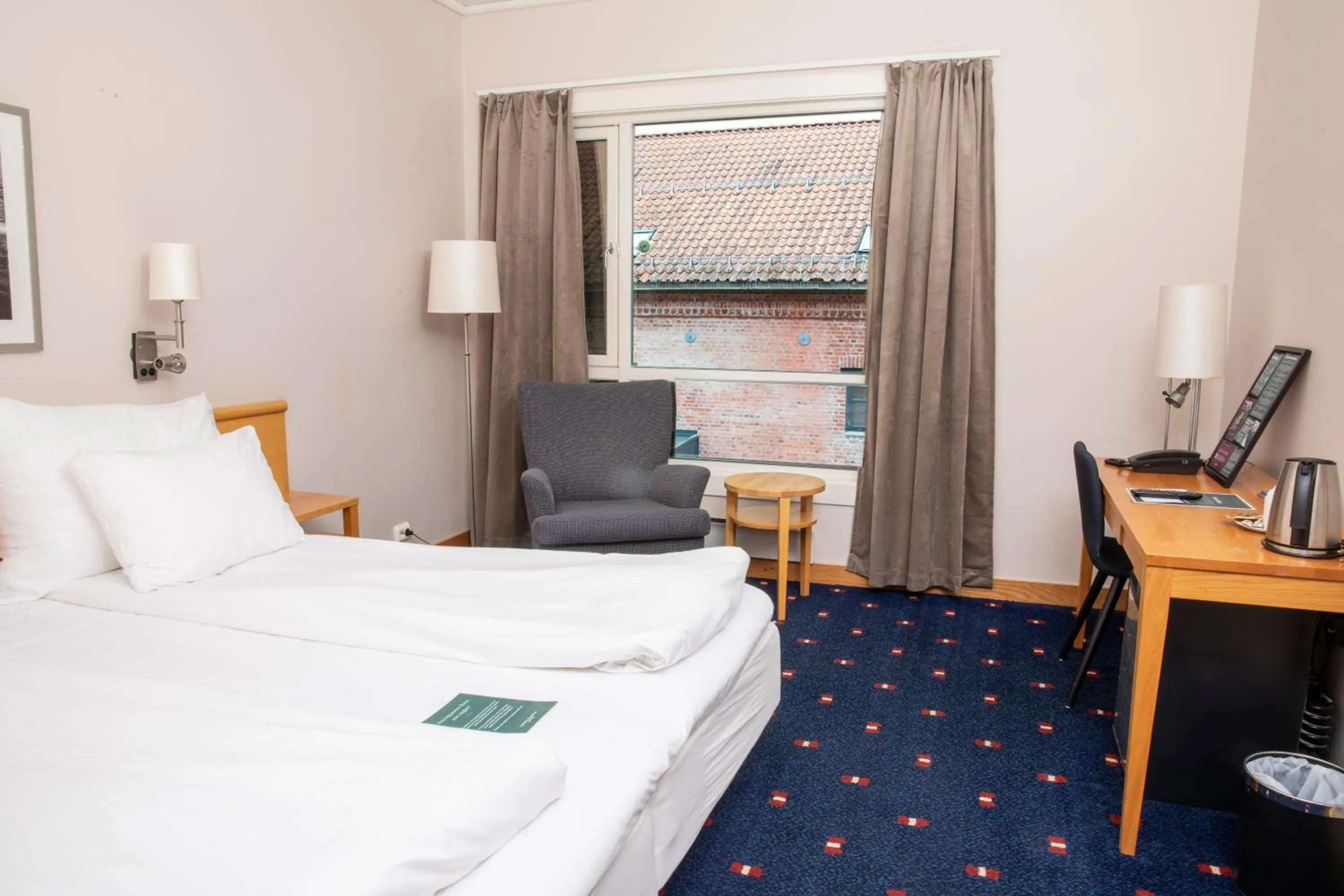 Bed in Clarion Collection Hotel Bryggeparken