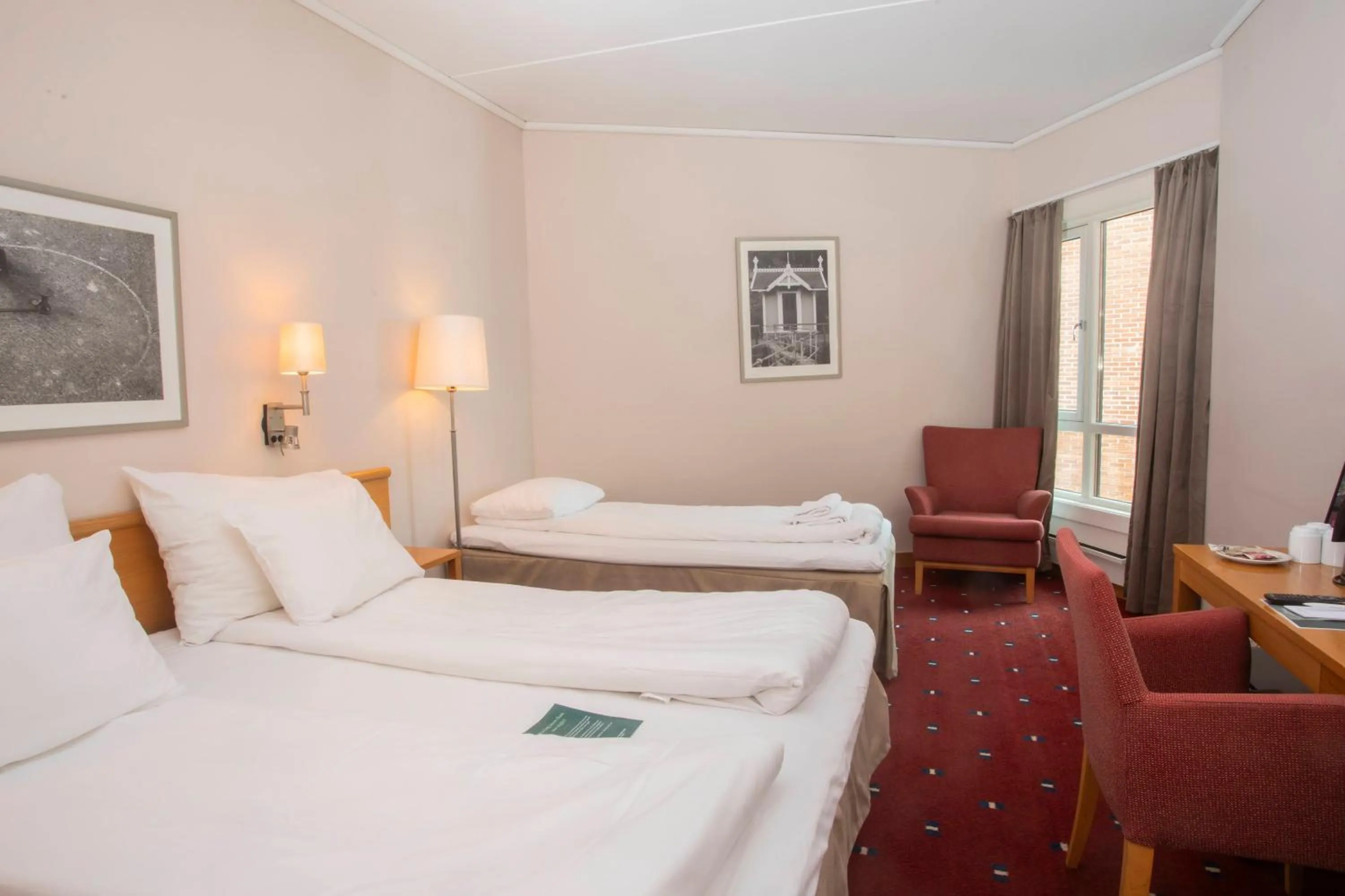 Bed in Clarion Collection Hotel Bryggeparken