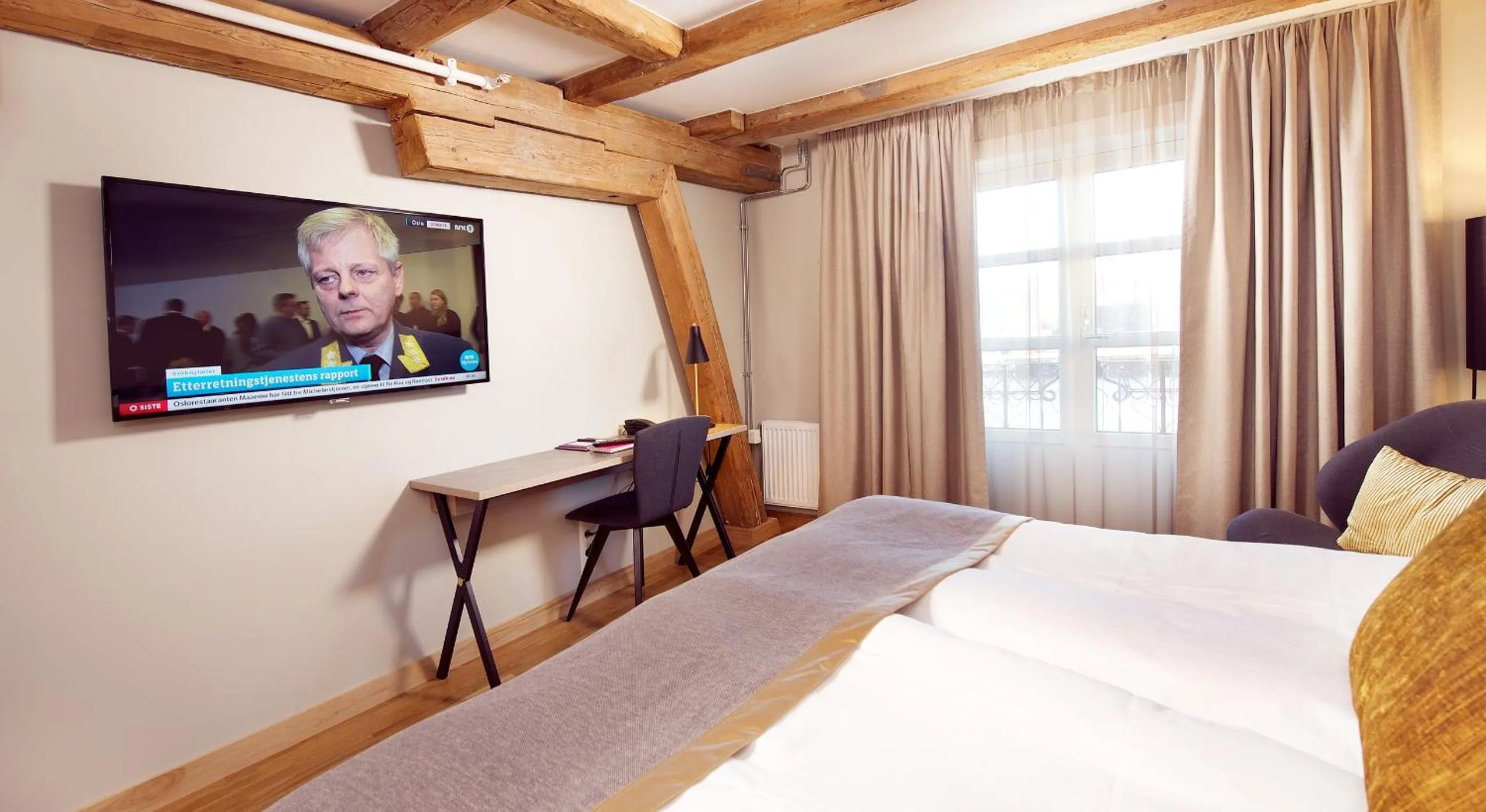 Bed in Clarion Collection Hotel Bryggeparken