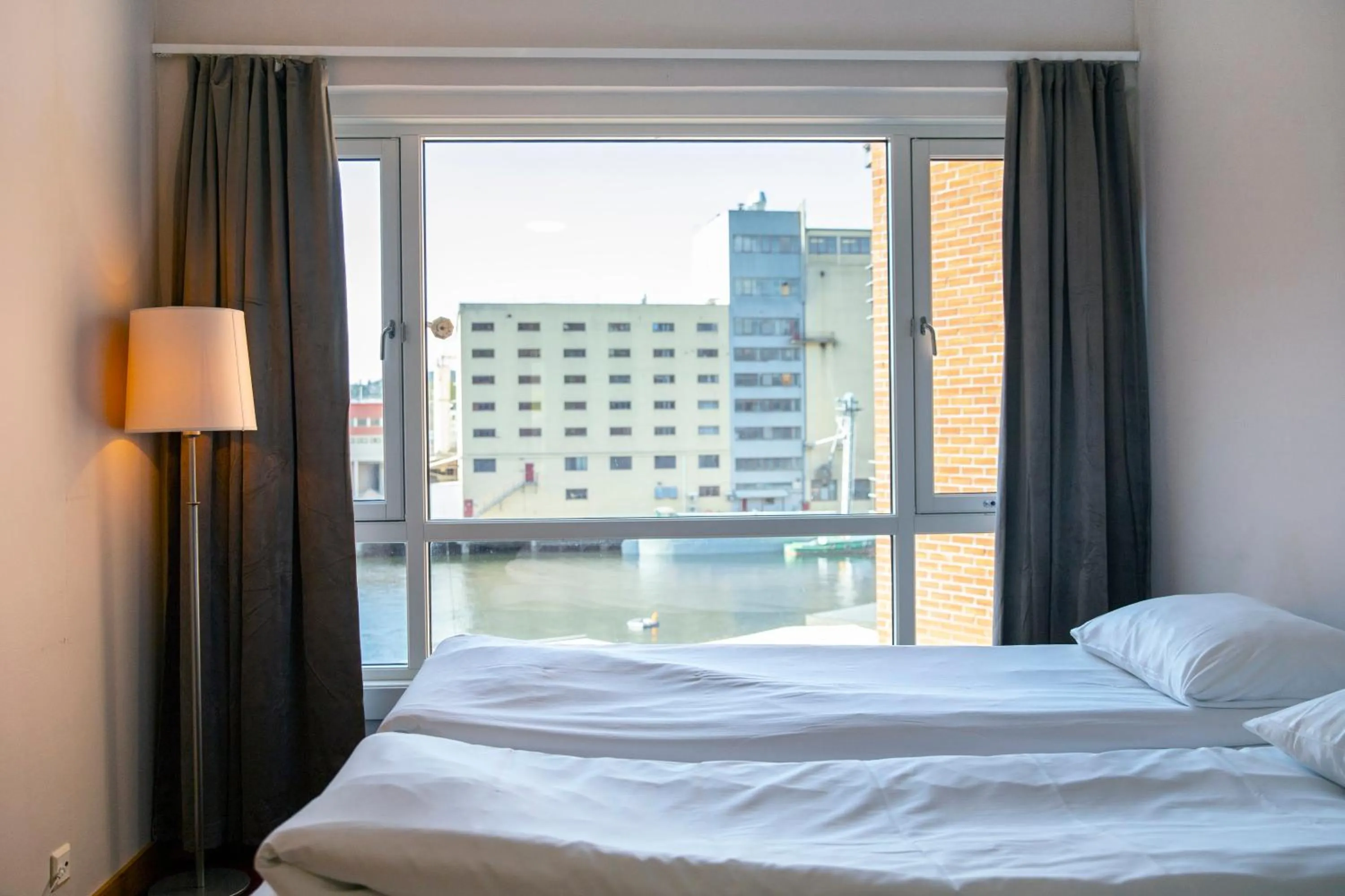 Bed in Clarion Collection Hotel Bryggeparken