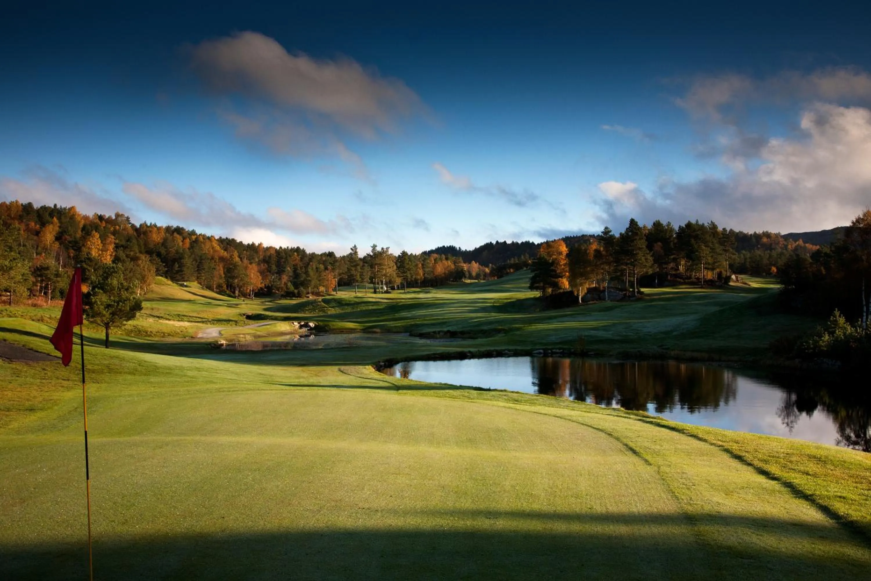 Golfcourse in Utsikten Hotell Kvinesdal - Unike Hoteller
